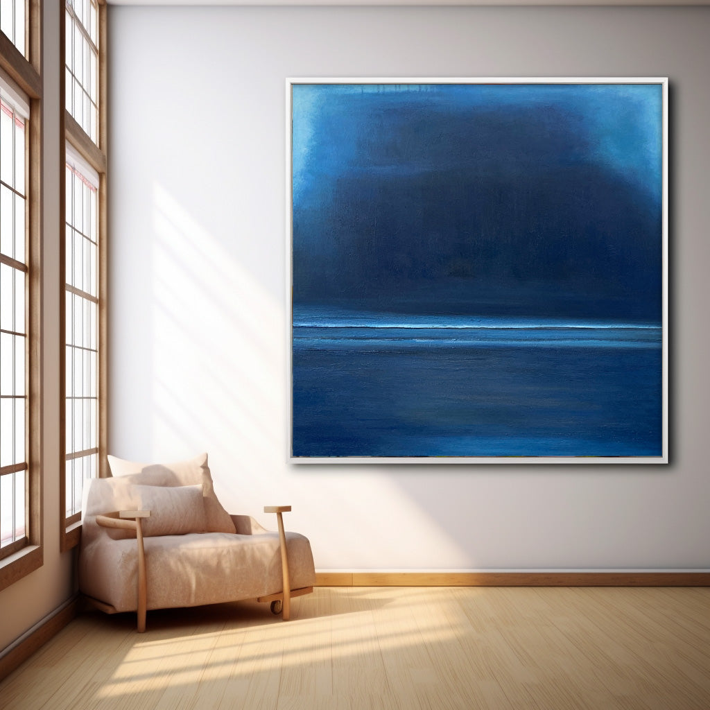 Wall Art Gradient Minimalist Abstract Seascape