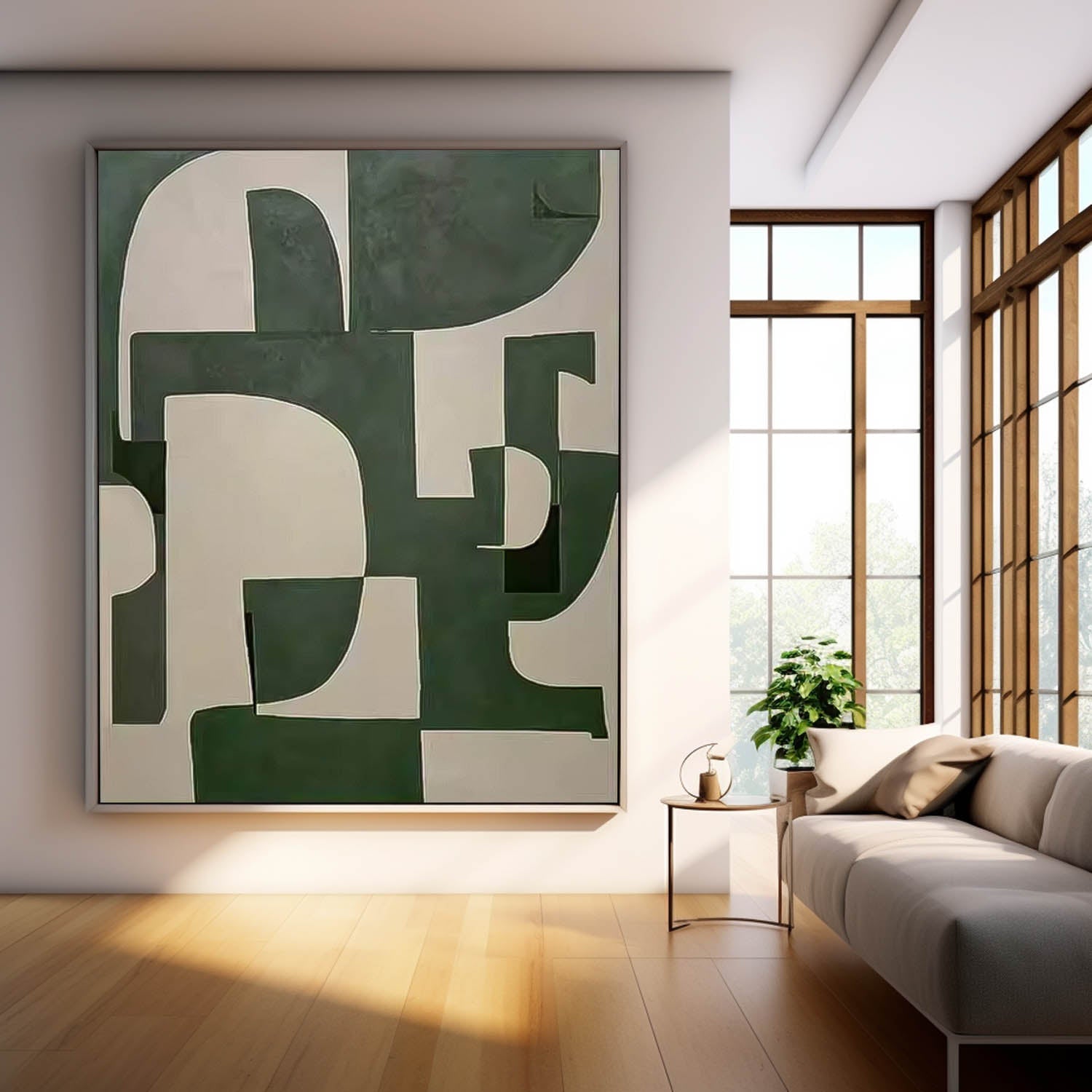 Wall Art Minimalist Modern Abstract Painterly