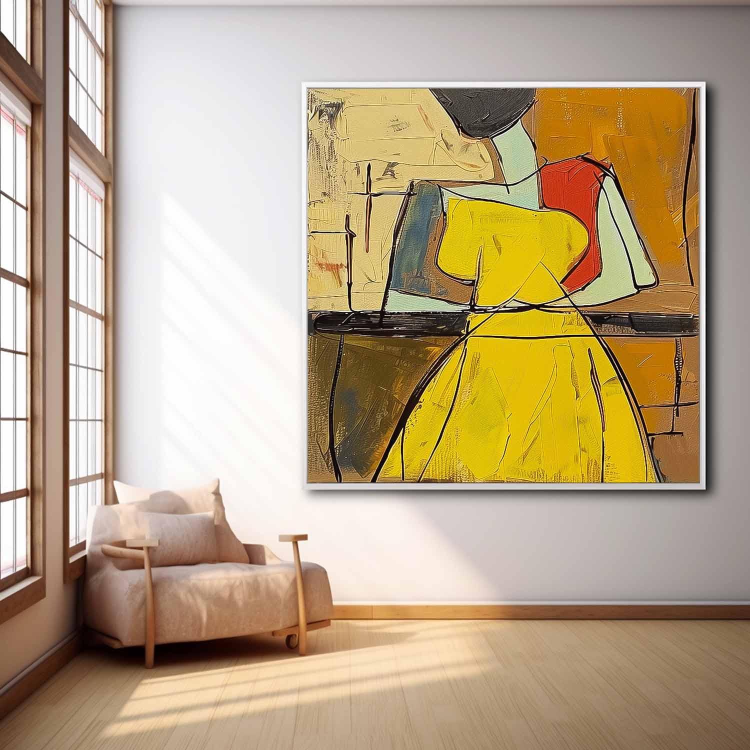 Wall Art People Cheerful Lively Expressionist