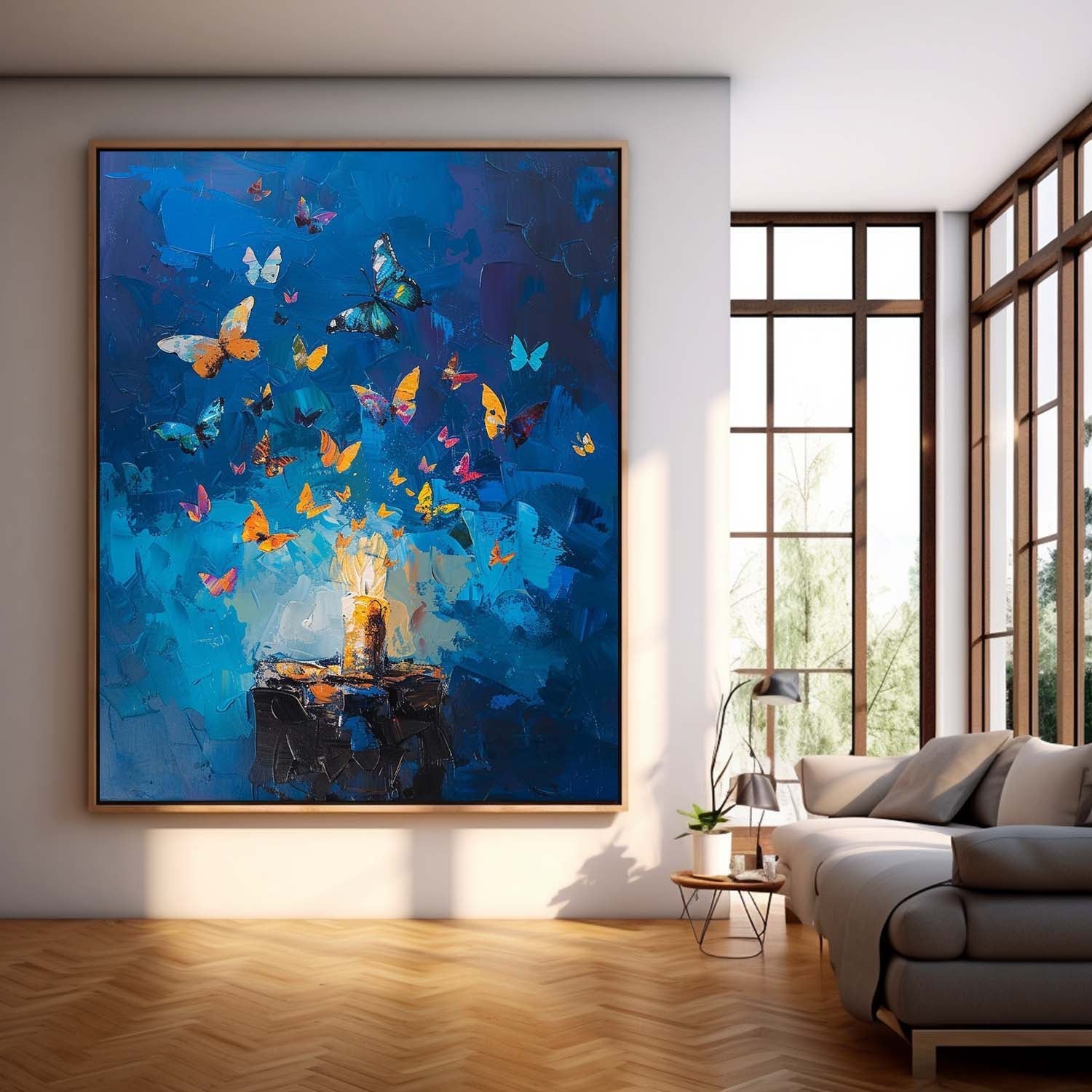 Wall Art Abstract Magical Scene Warm