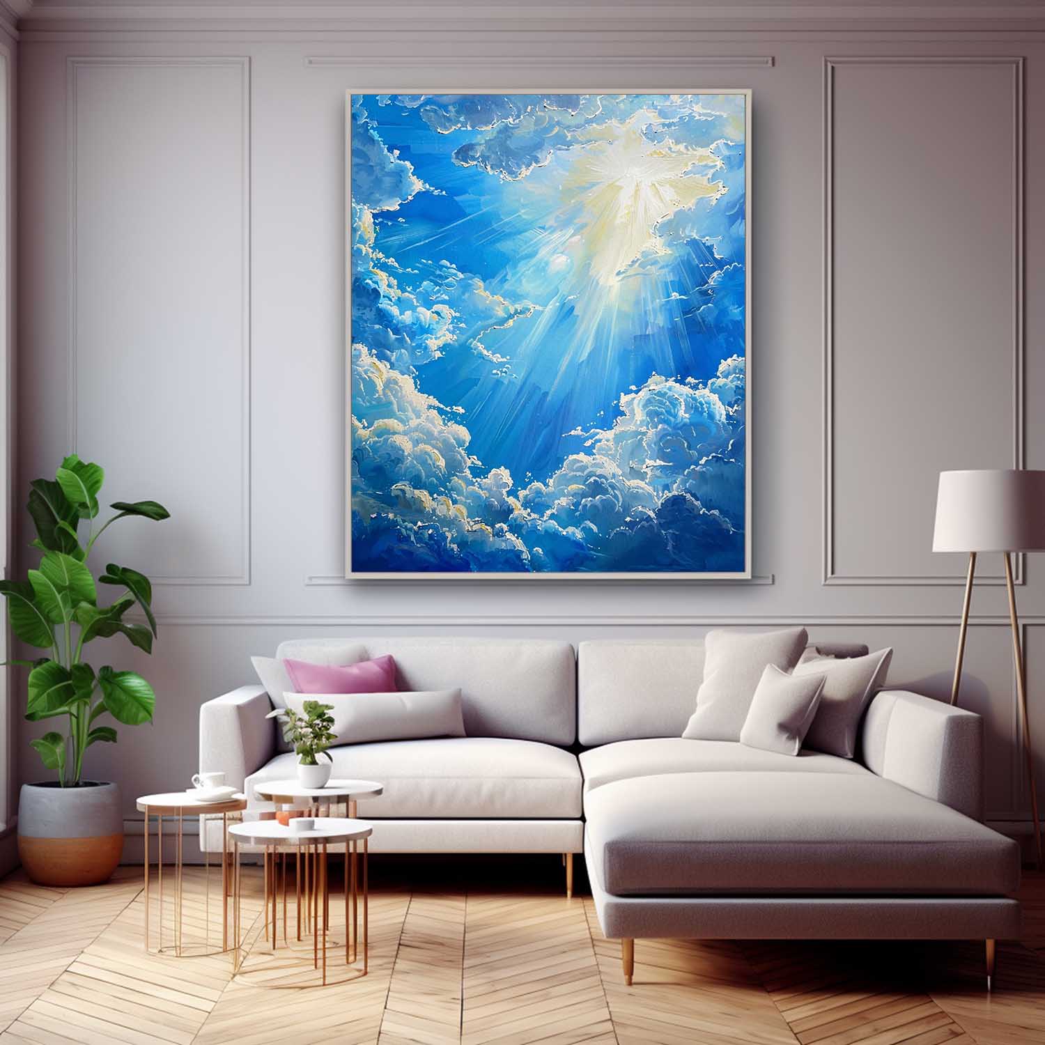 Wall Art Landscape Abstract Sky Serene