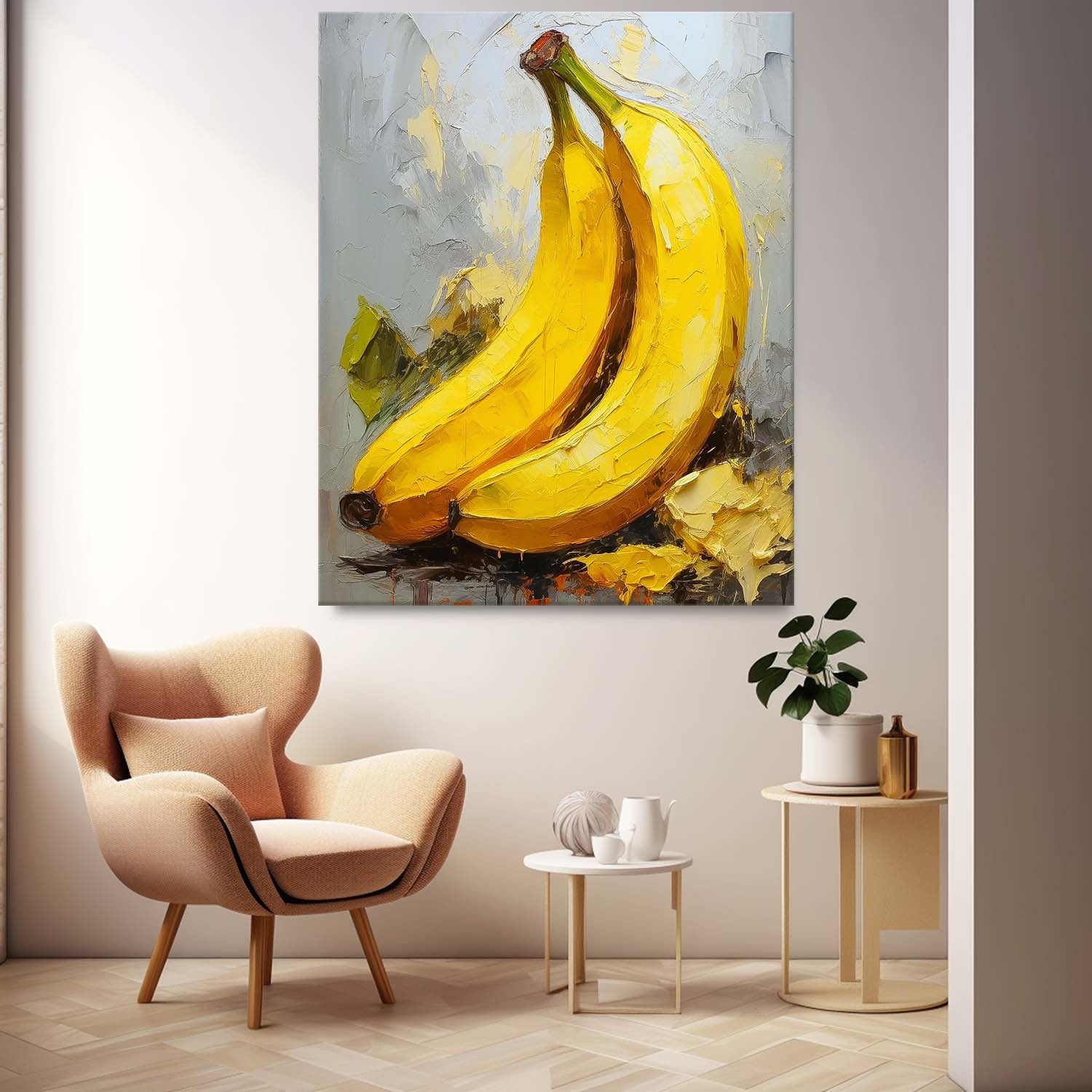 Abstract Canvas Art AB592 - Neutralighting