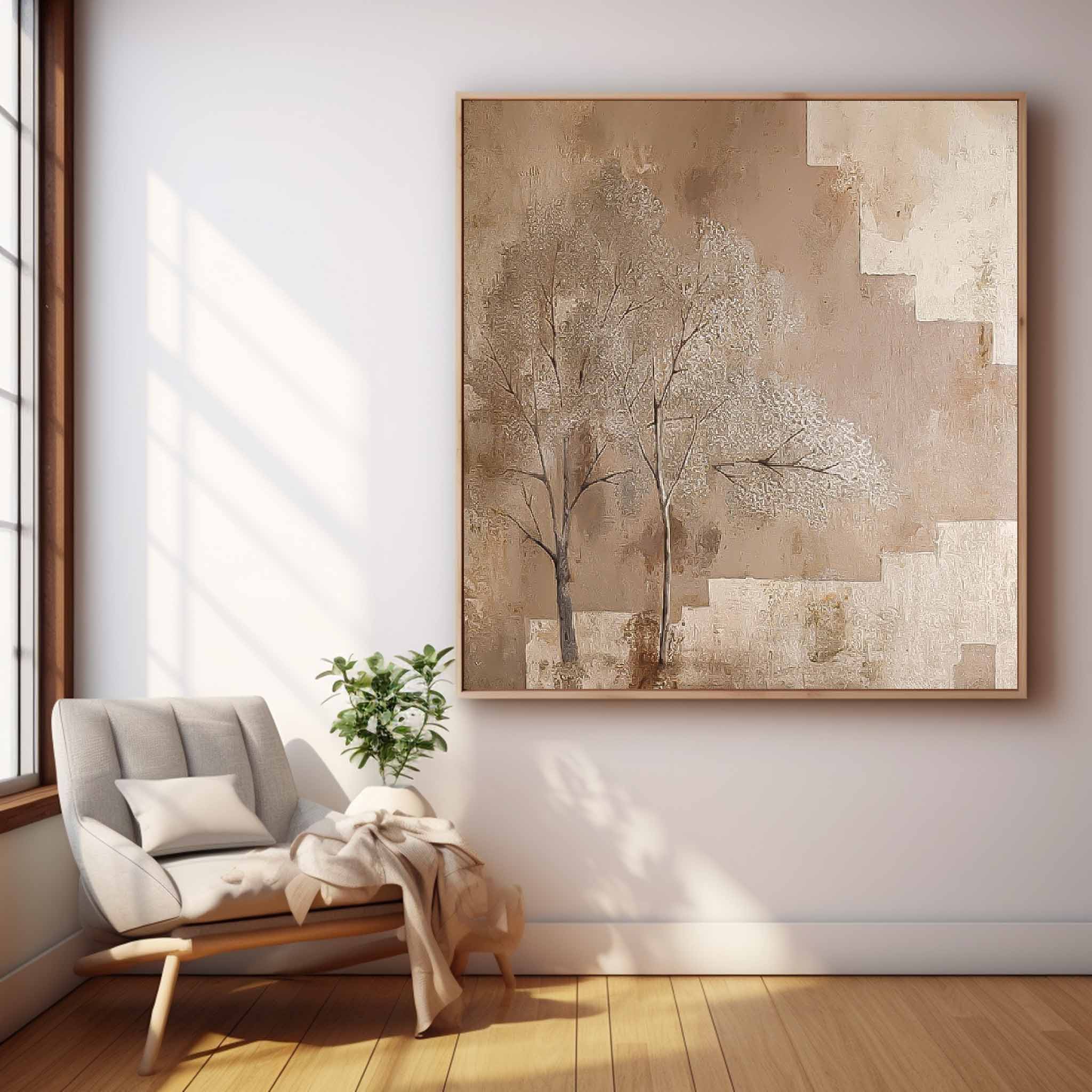 Wall Art Abstract Tree Still Life Wabi-Sabi