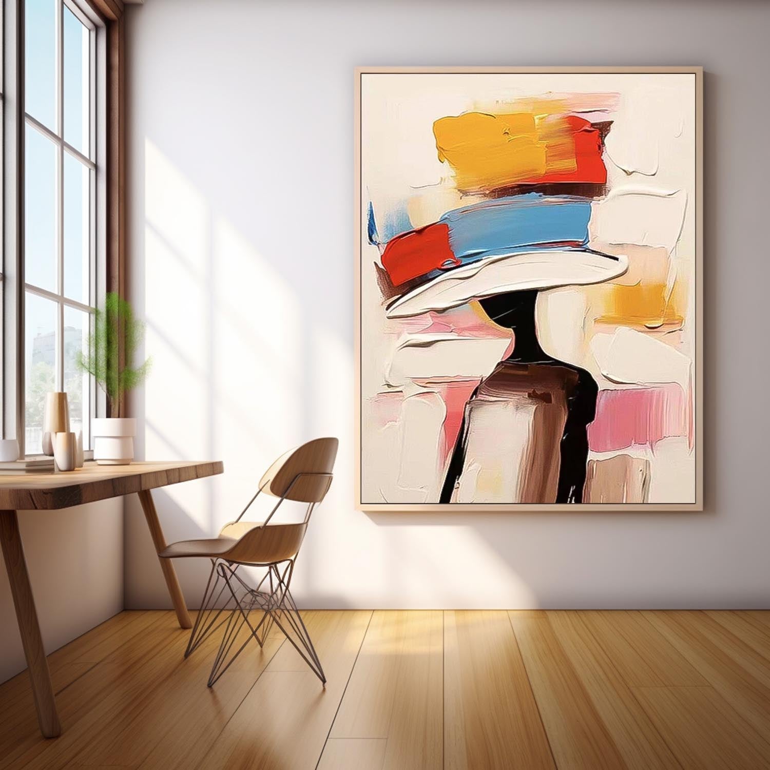 Wall Art Abstract People Introspective Contemplative
