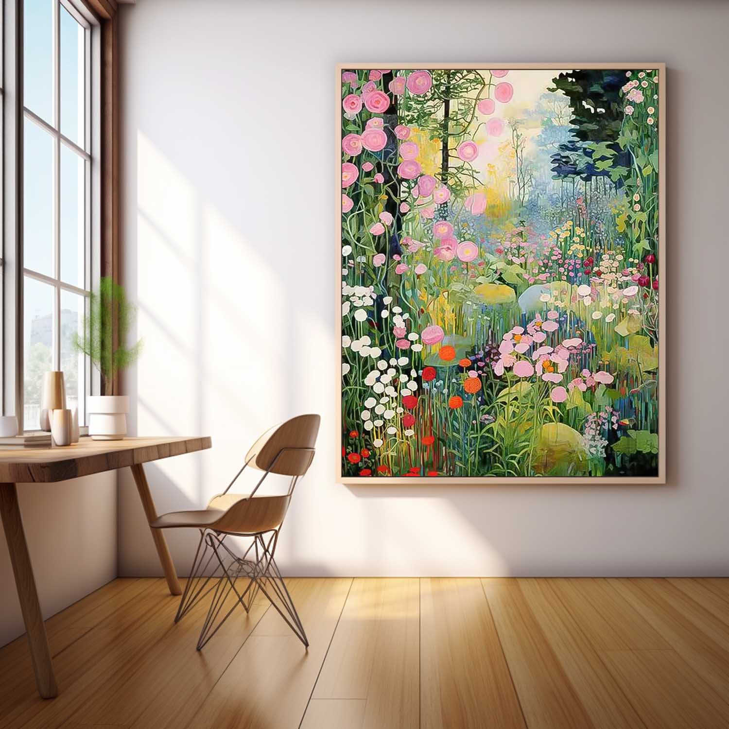 Wall Art Flower Contemporary Painterly Serene Nature