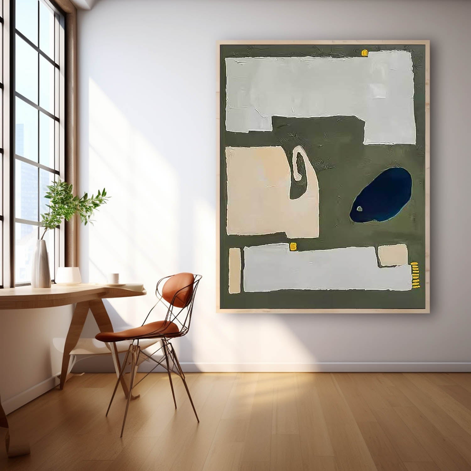 Abstract Impasto Canvas Wall Art