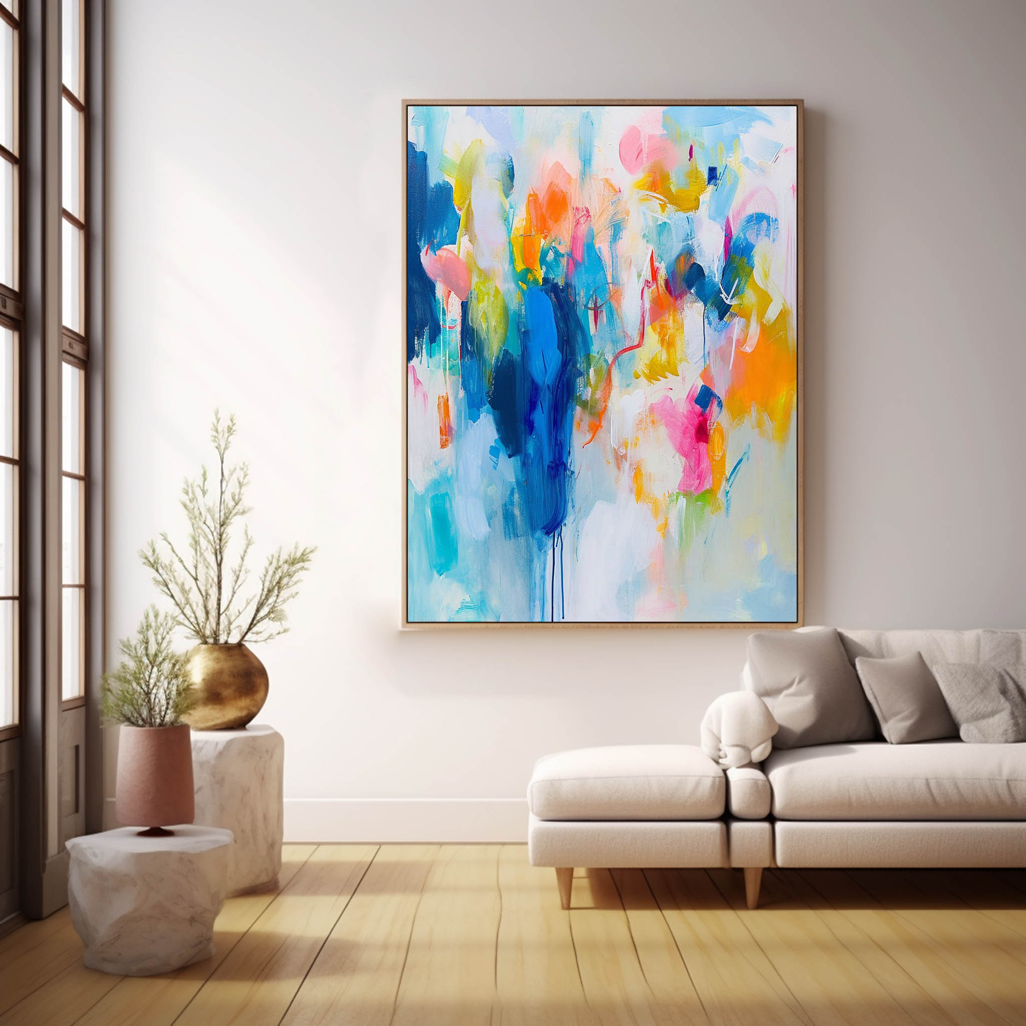 Wall Art Fresh Abstract Watercolor Wash