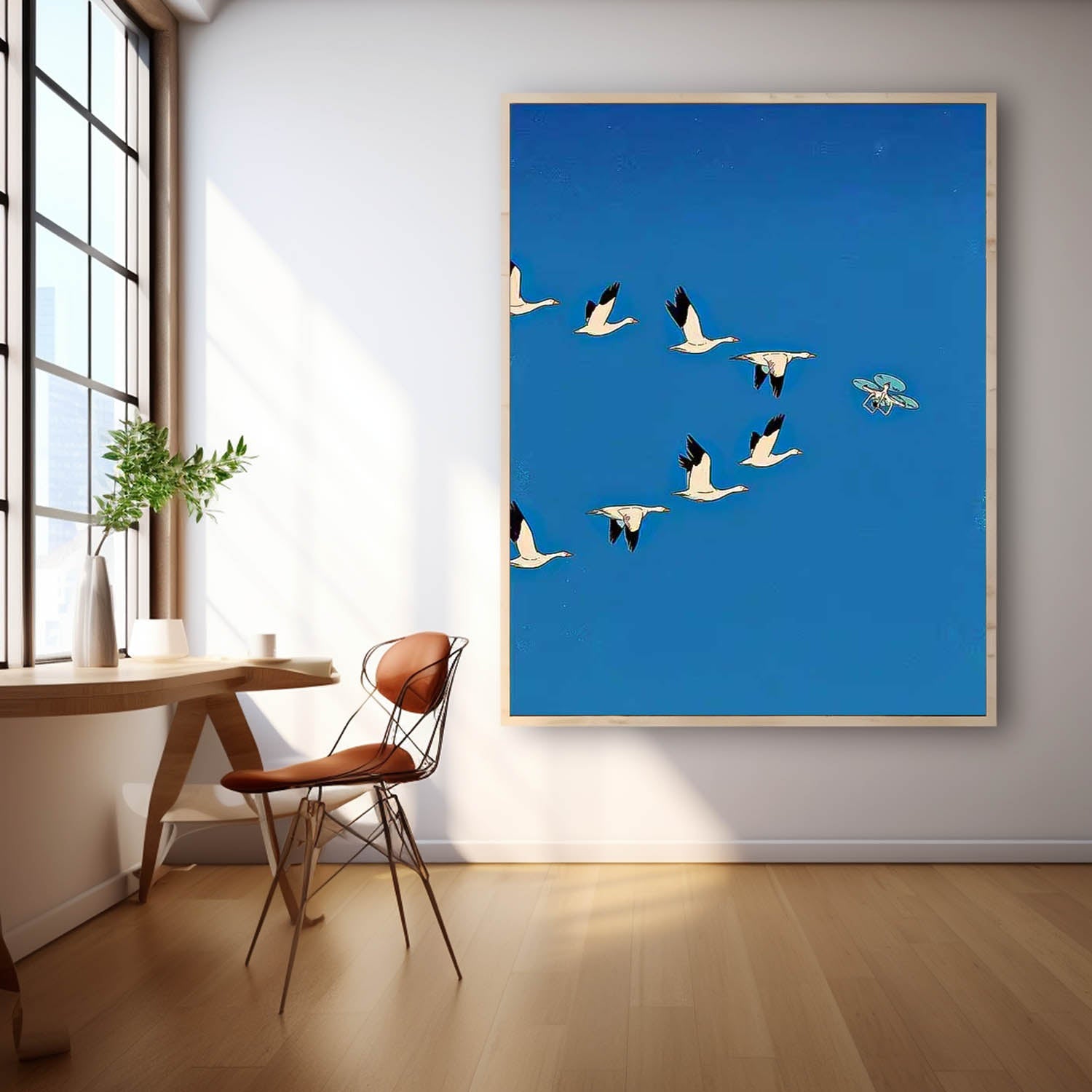 Wall Art Minimalist Serene Calm Neutral Pop