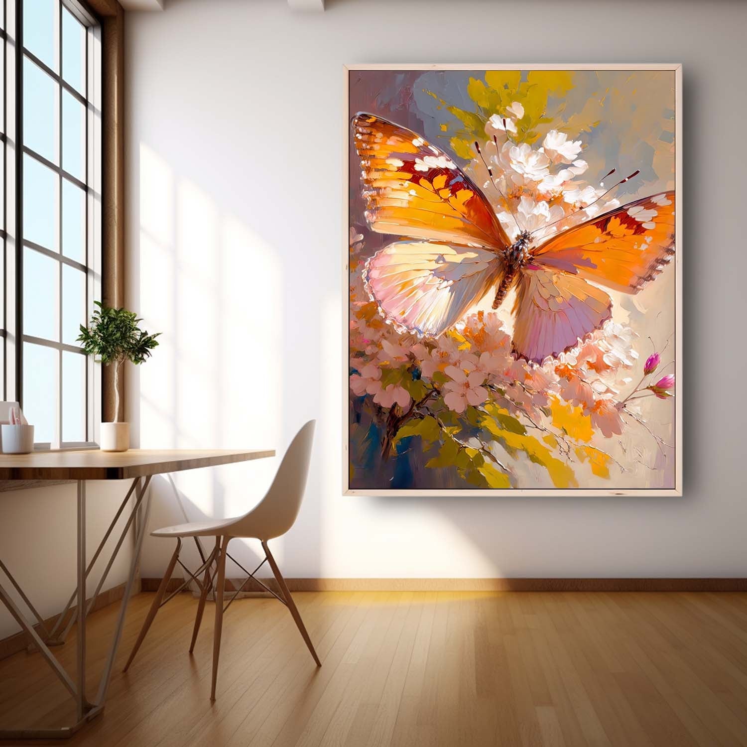 Wall Art Animal Whimsical Butterfly Design