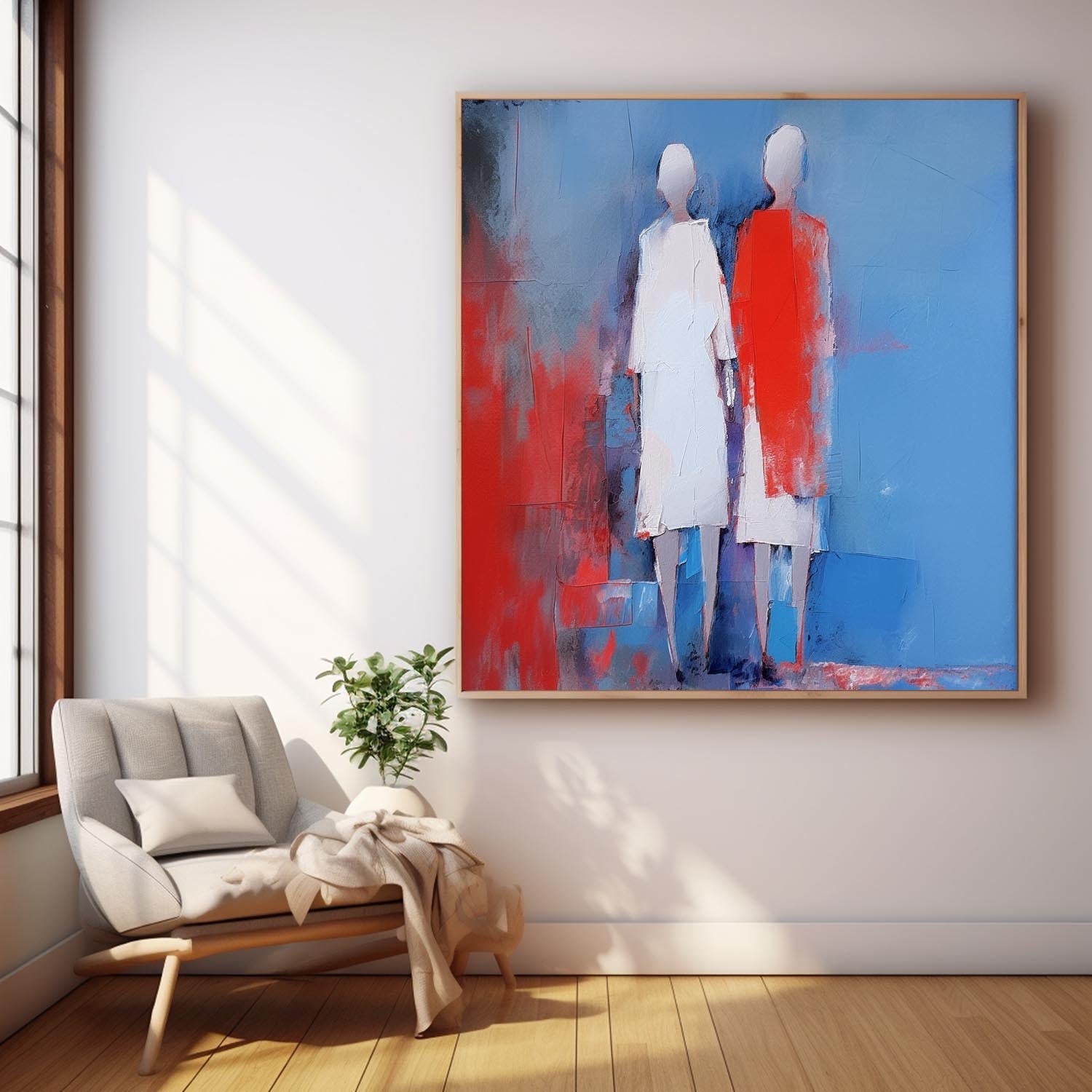 Wall Art Abstract Figurative Modern Abstract