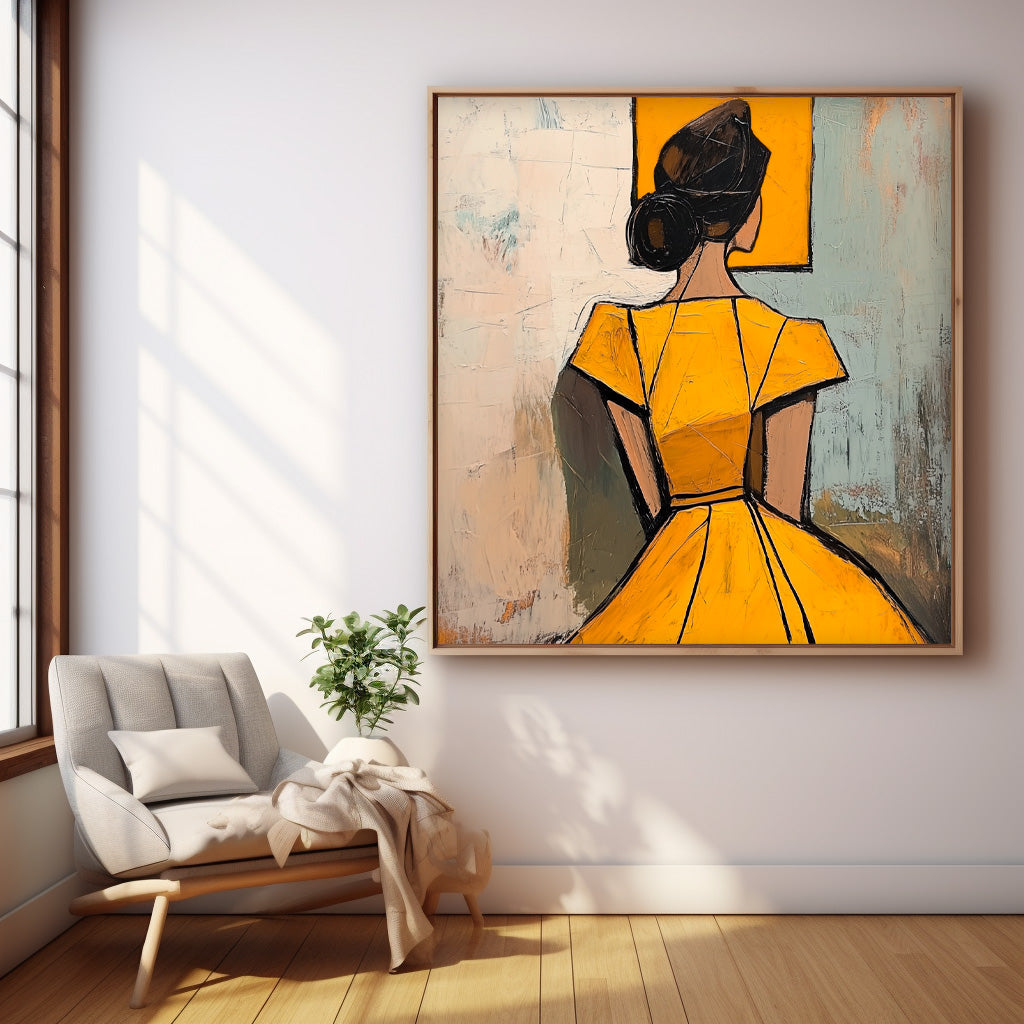 Wall Art People Geometric Cubism Artistic