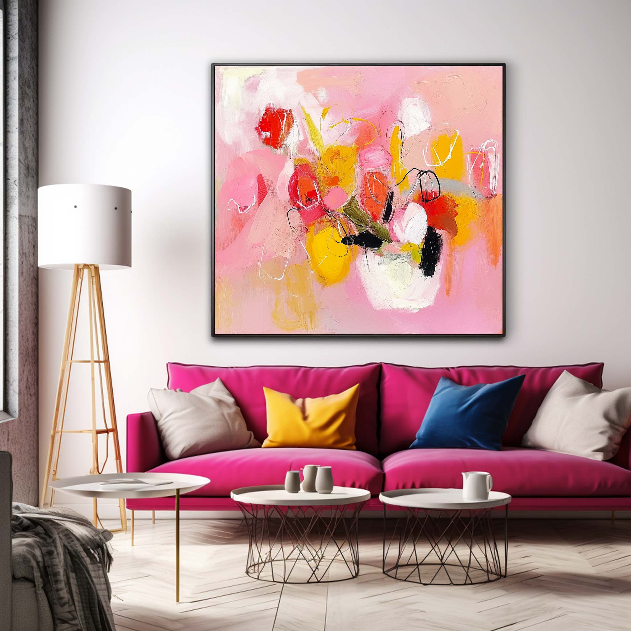 Abstract Canvas Art #AB381