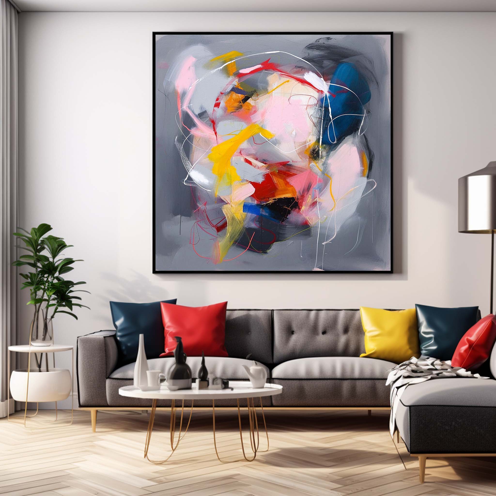 Wall Art Expressionist Color Field Abstract