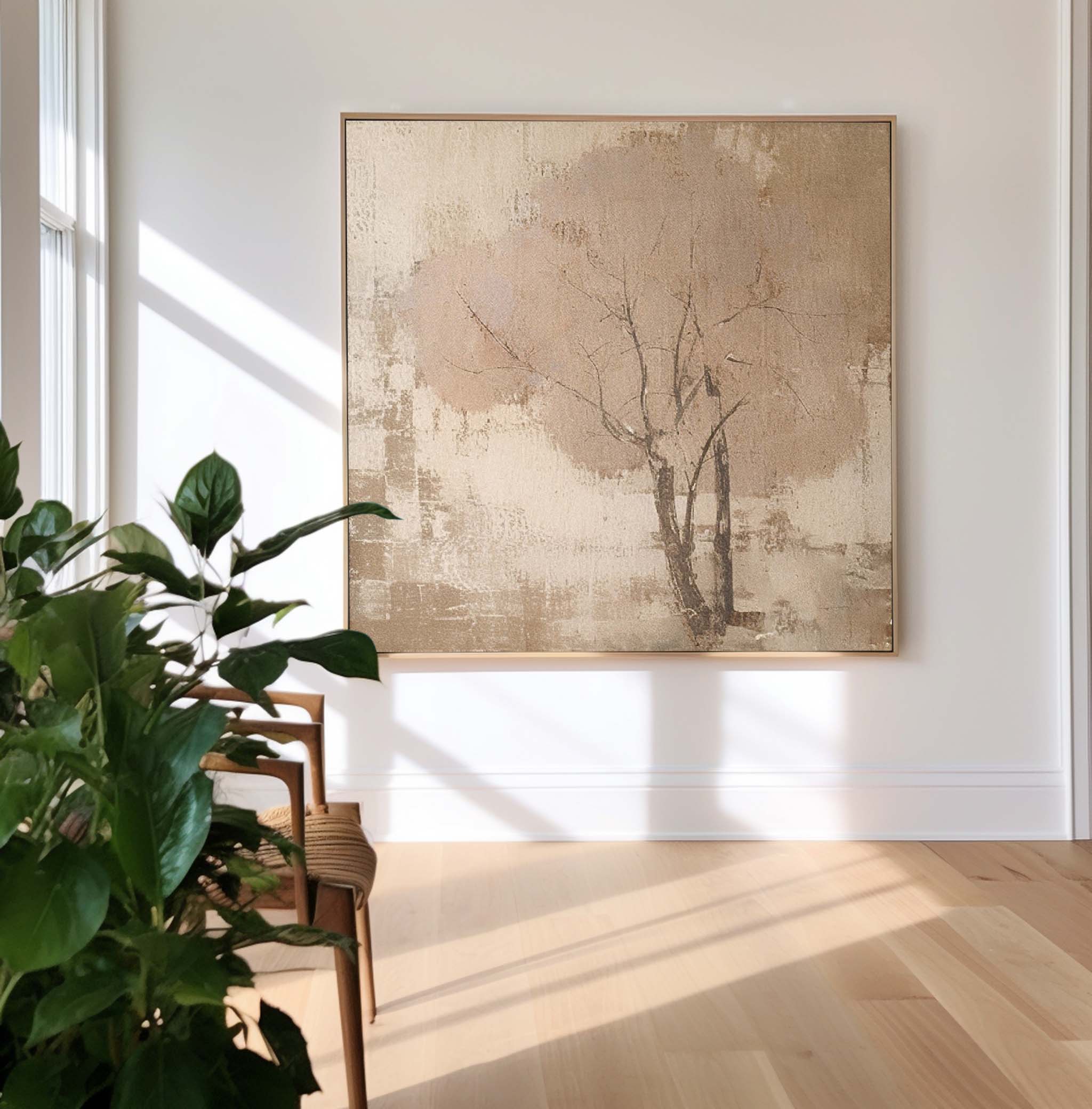 Wall Art Wabi-Sabi Minimalist Tree Abstract