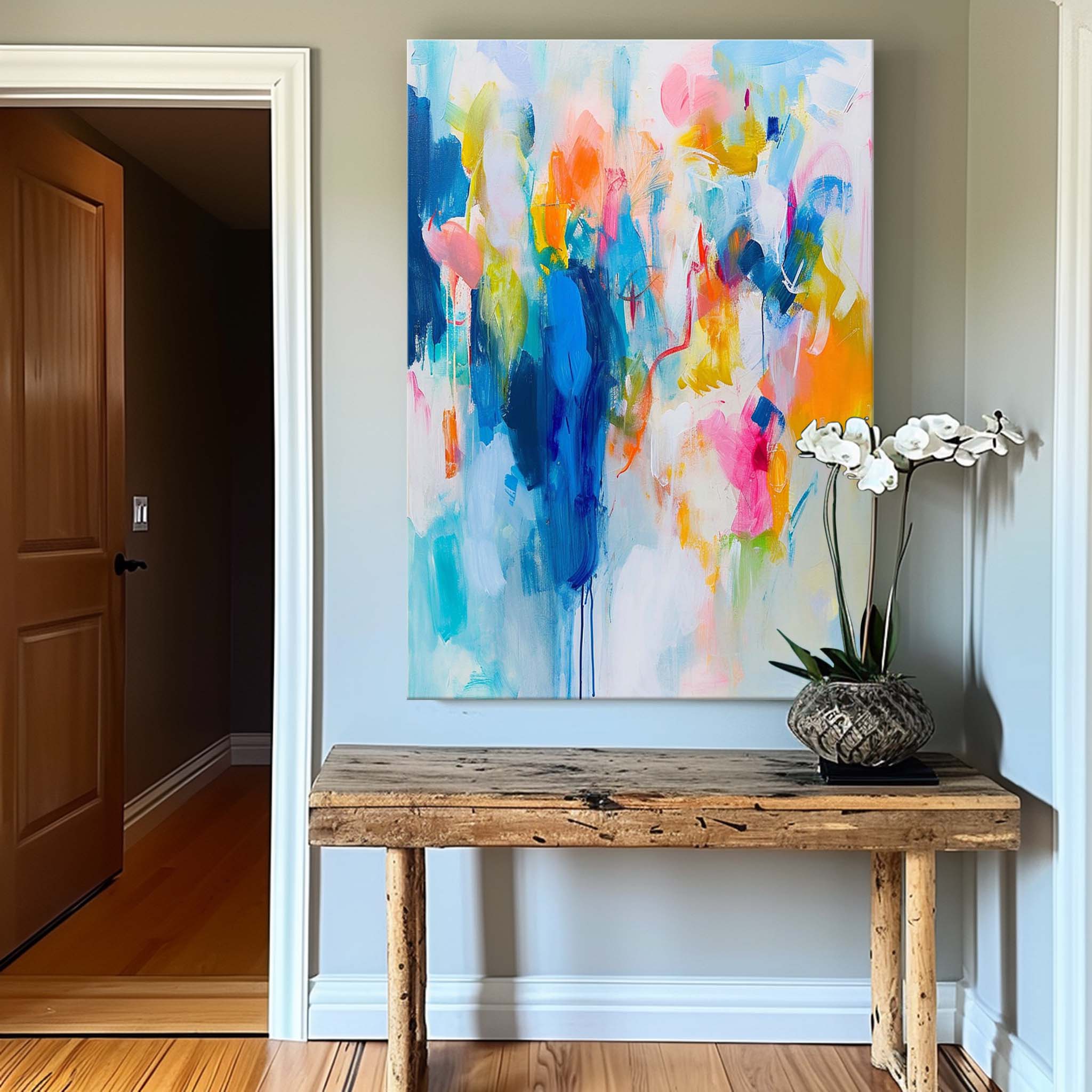 Wall Art Fresh Abstract Watercolor Wash