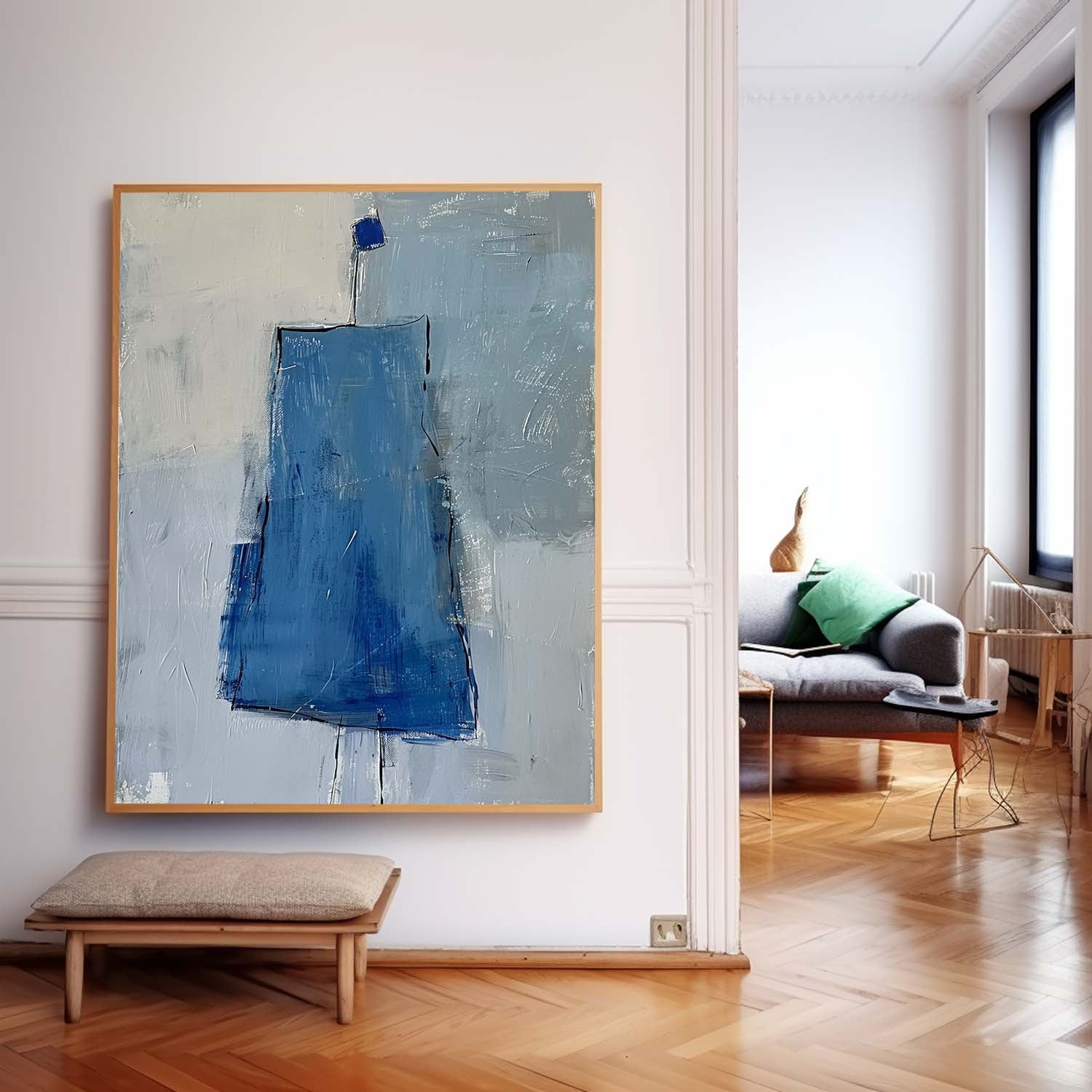 Wall Art Minimalist Elegant Serene Painterly
