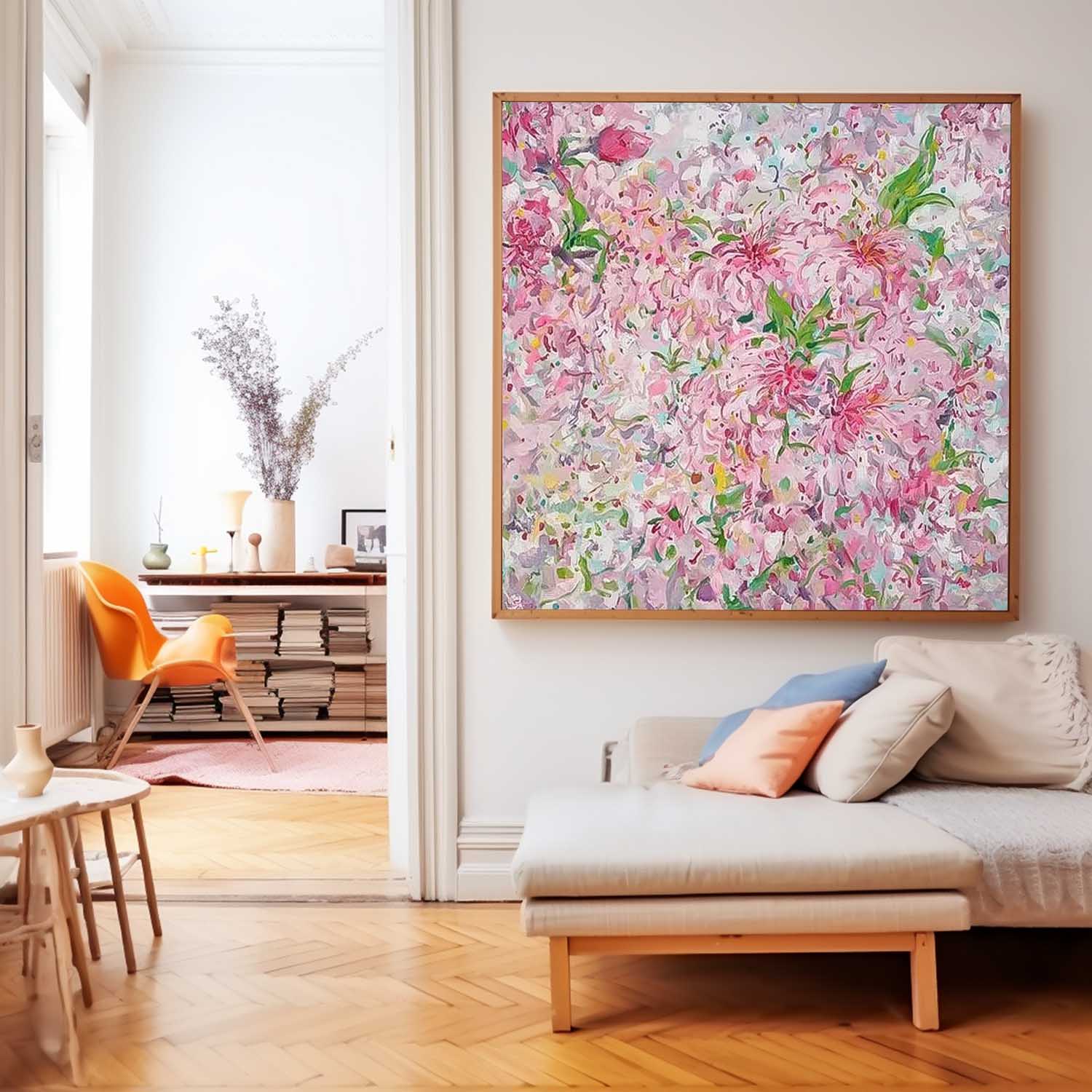 Wall Art Impasto Flower Elegant Impressionist