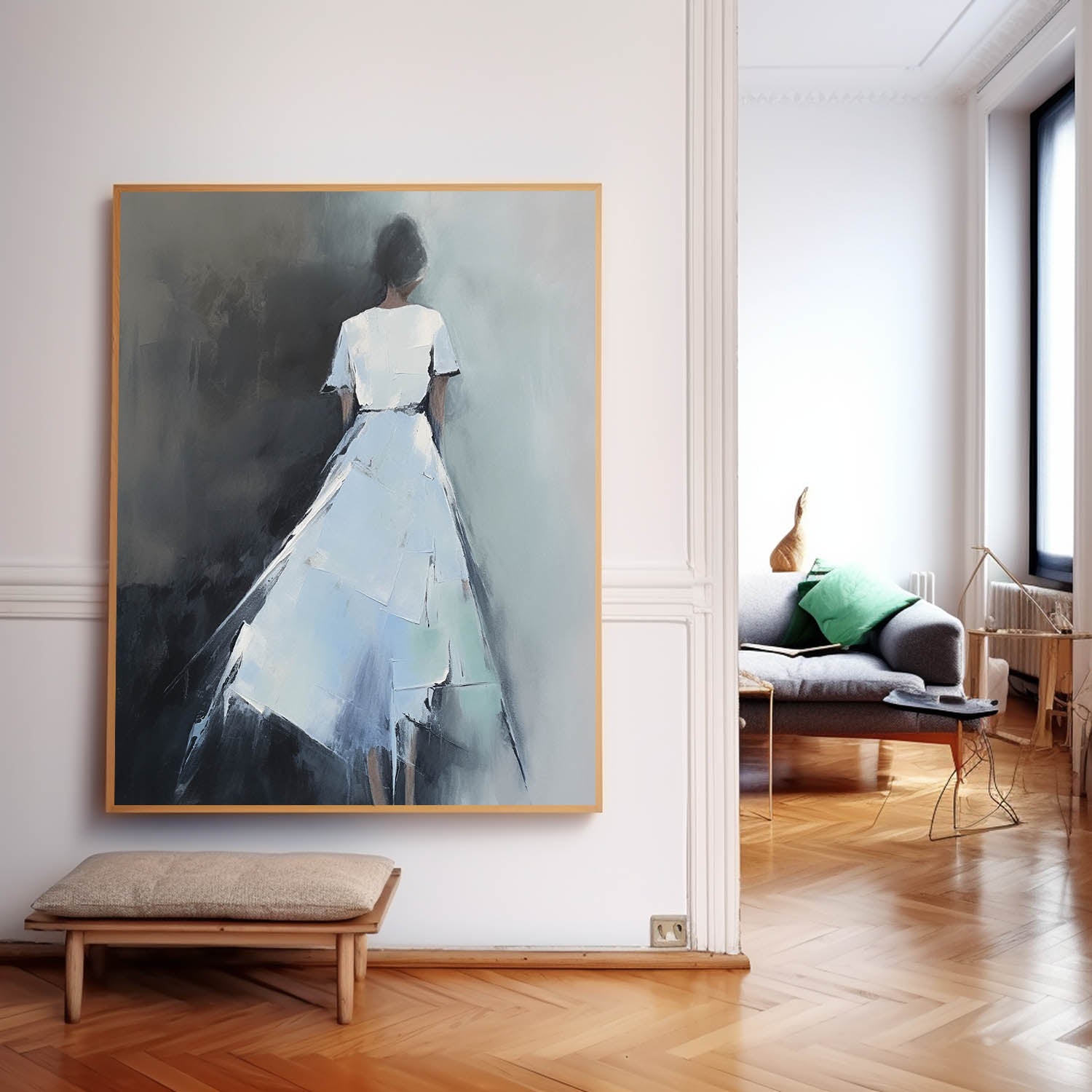Wall Art People Painterly Introspective Understated