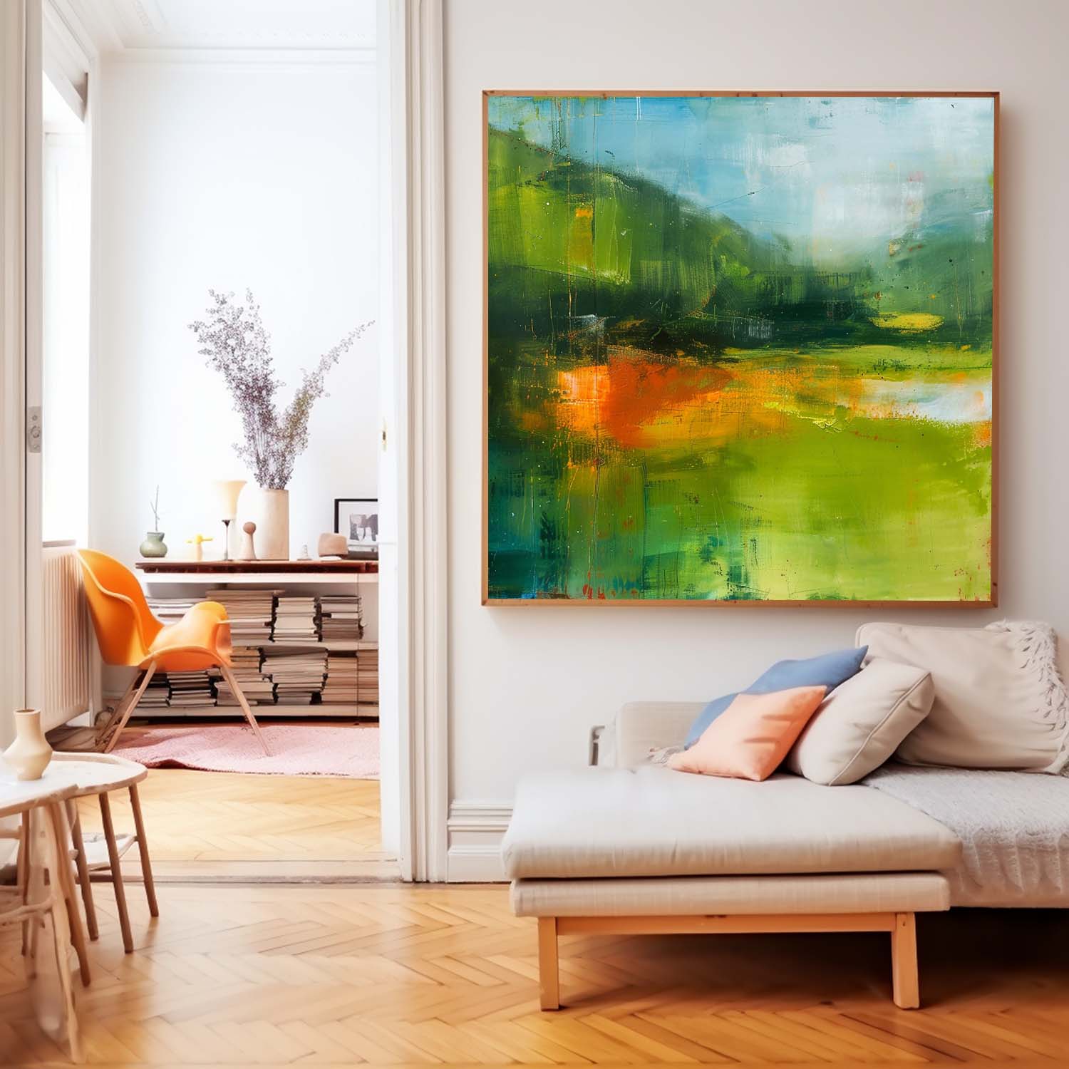 Wall Art Abstract Landscape Modern Fresh Natural