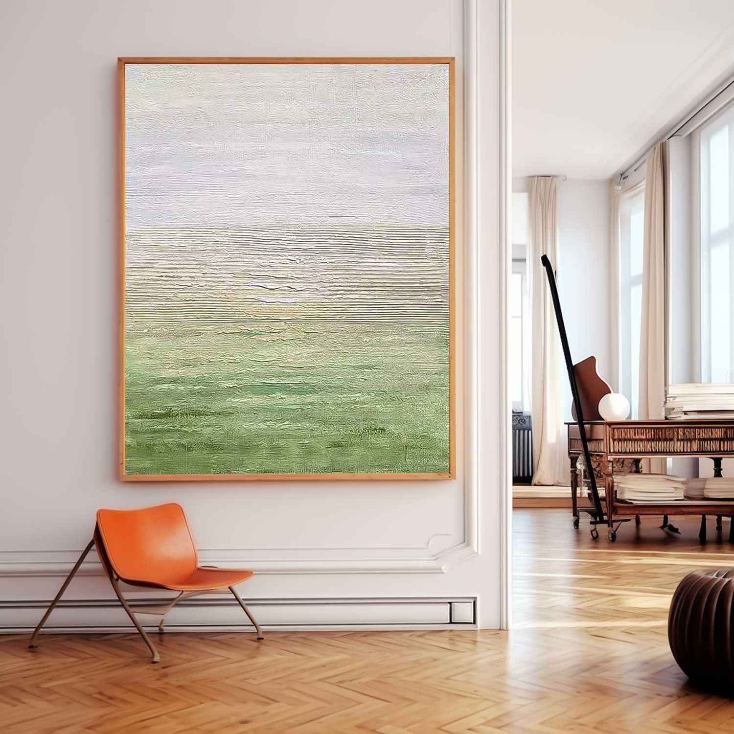 Wall Art Impasto Minimalist Dreamy Elegant