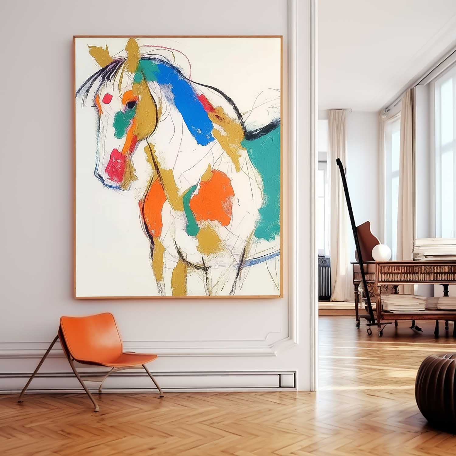 Wall Art Animal Maximalist Contemporary Cartoon