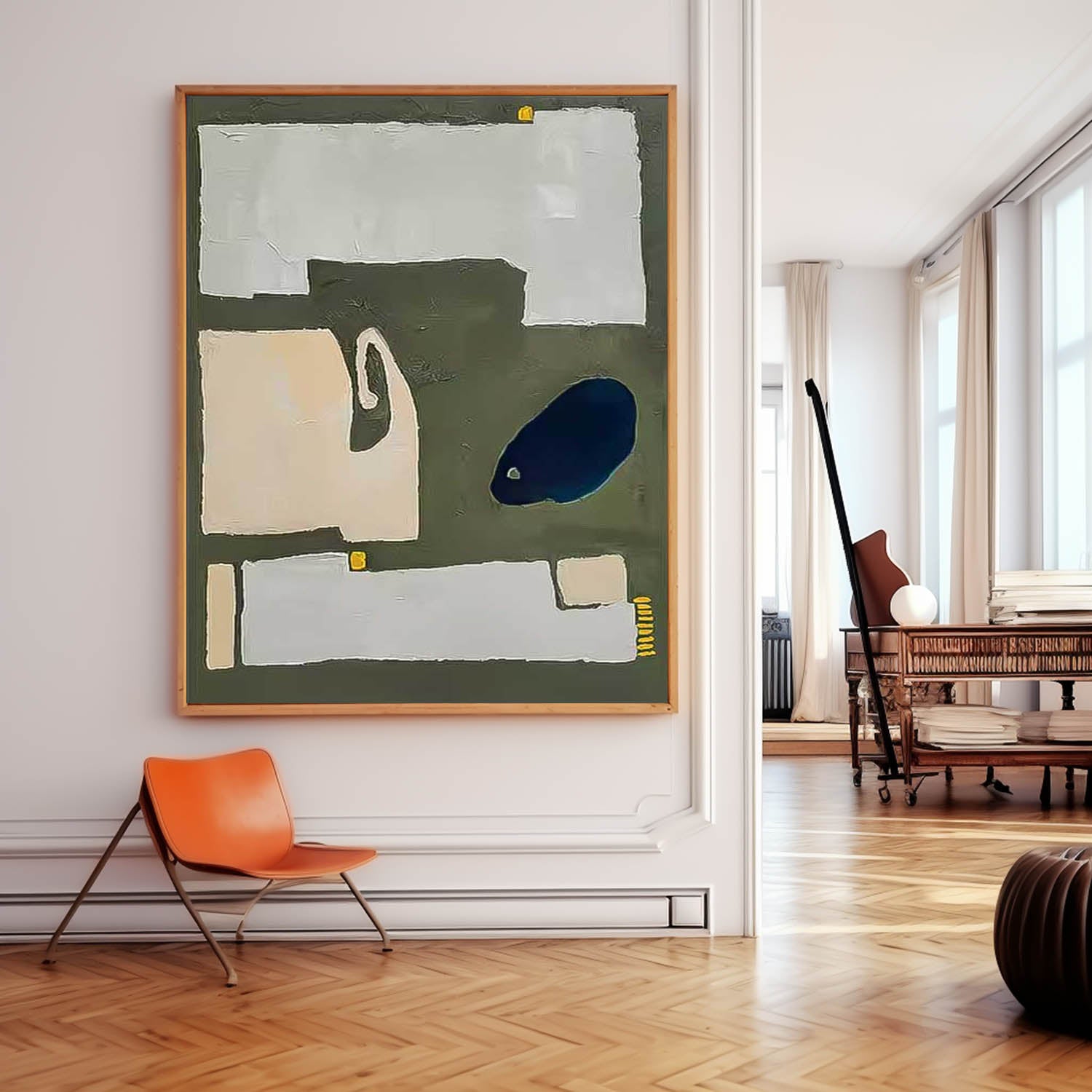 Abstract Impasto Canvas Wall Art