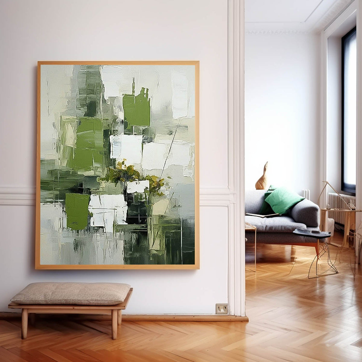 Abstract Canvas Art #AB563