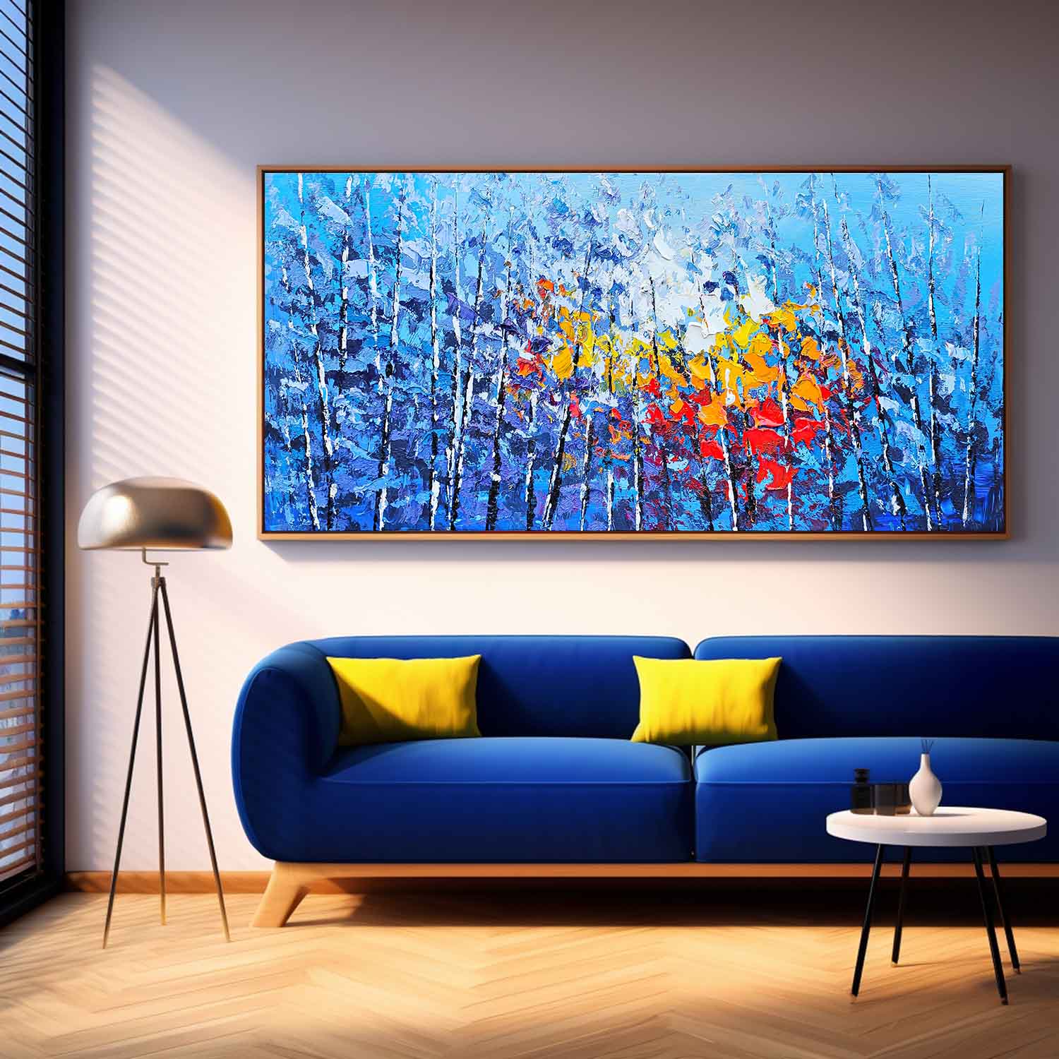 Wall Art Impasto Dense Tree Energetic Lively