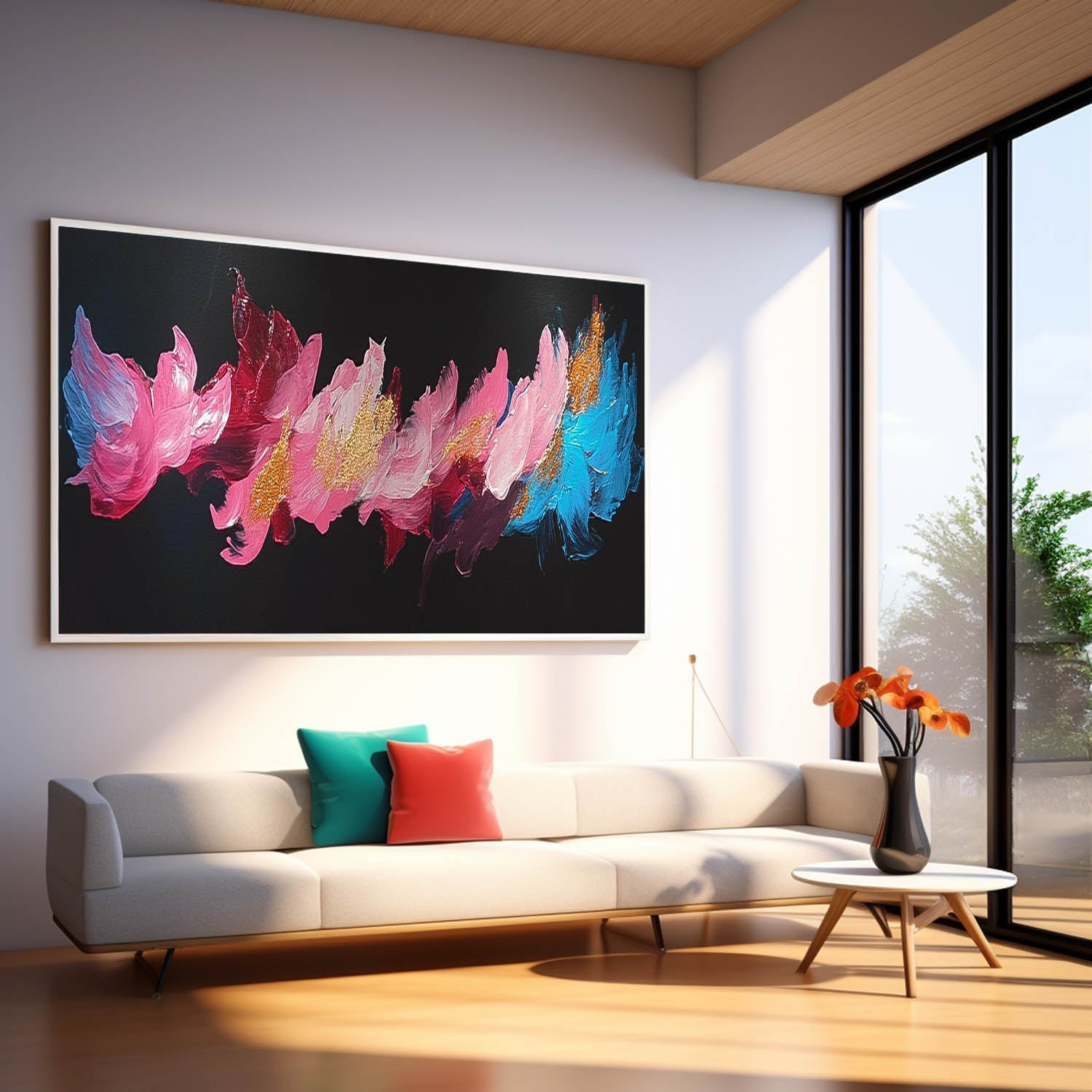 Wall Art Impasto Abstract Painterly Dreamy