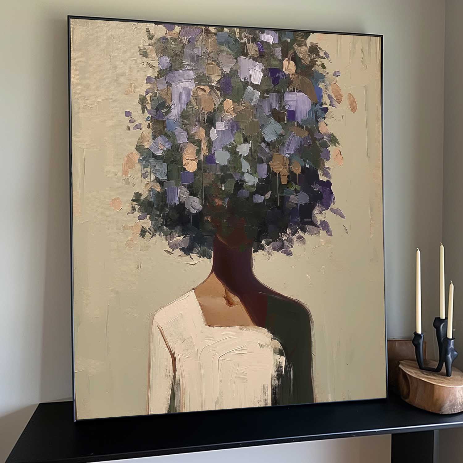 Wall Art Floral People Nature Atmosphere Serene