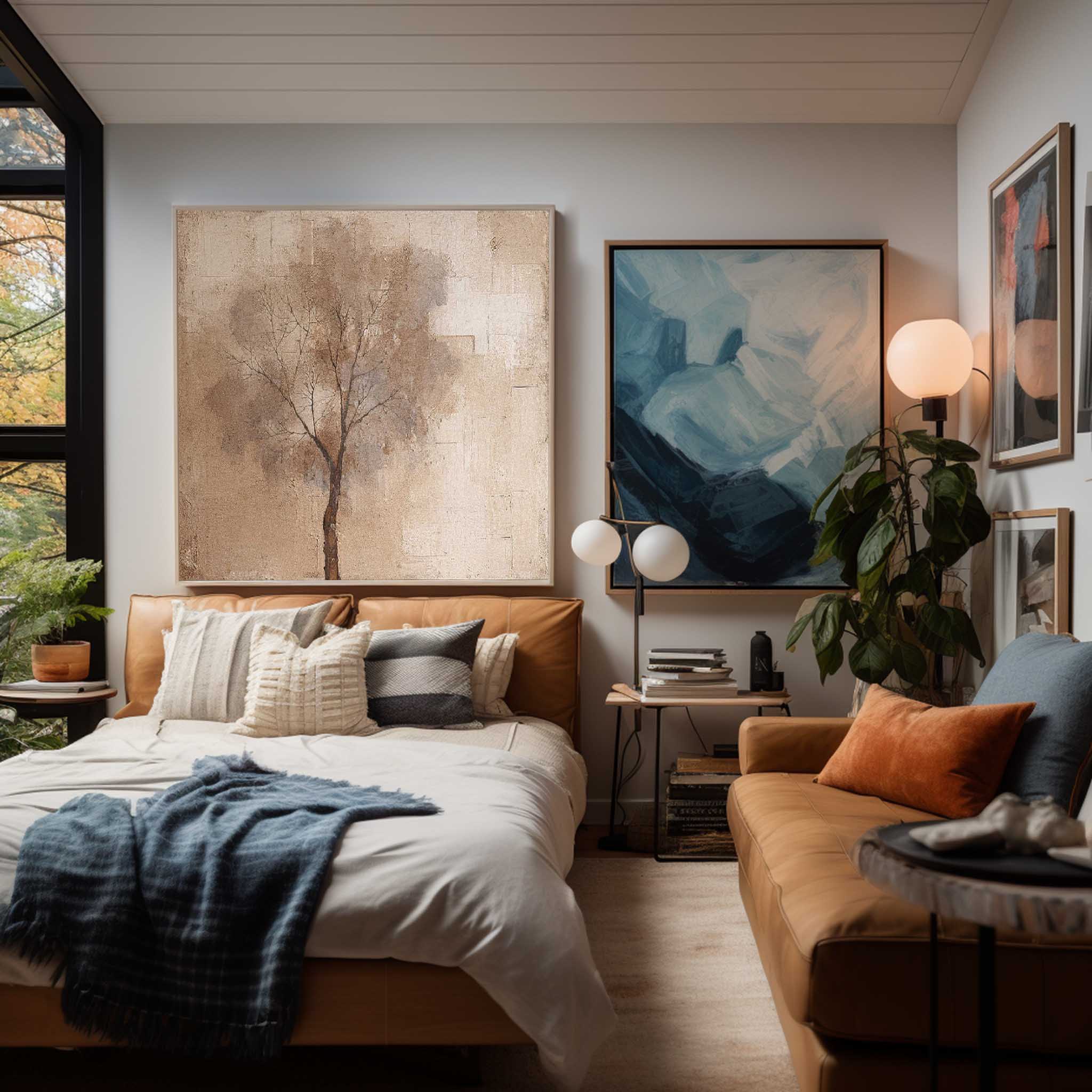 Wall Art Soft Nature Abstract Wabi-Sabi