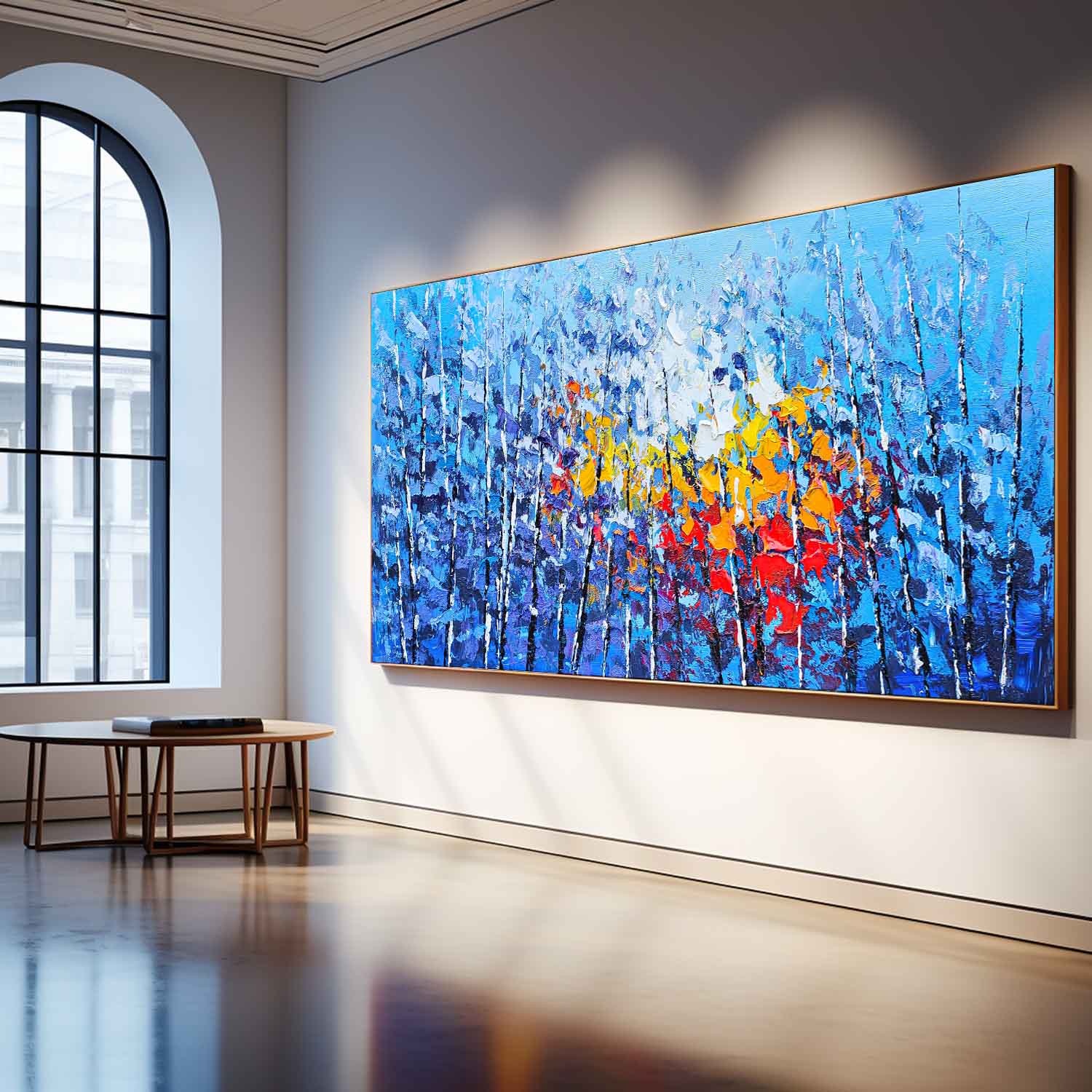 Wall Art Impasto Dense Tree Energetic Lively