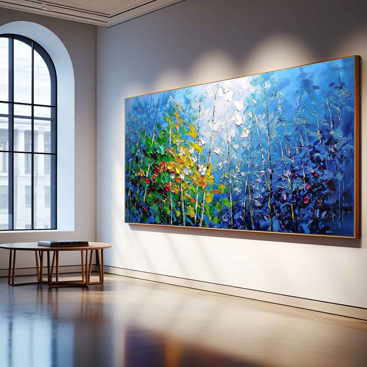 Wall Art Impasto Tree Landscape Impressionist Cheerful