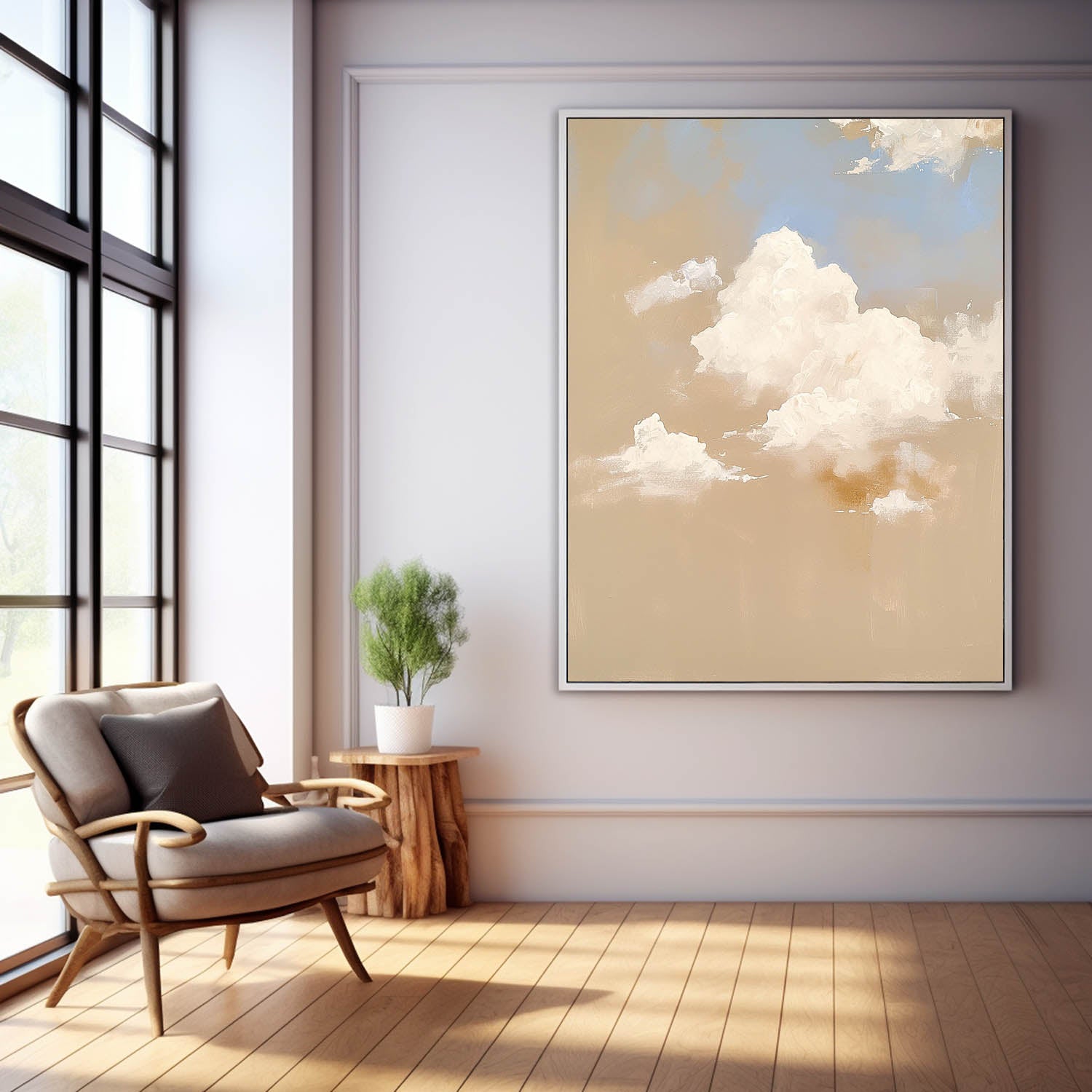 Wall Art Landscape Warm Fluffy Cloud