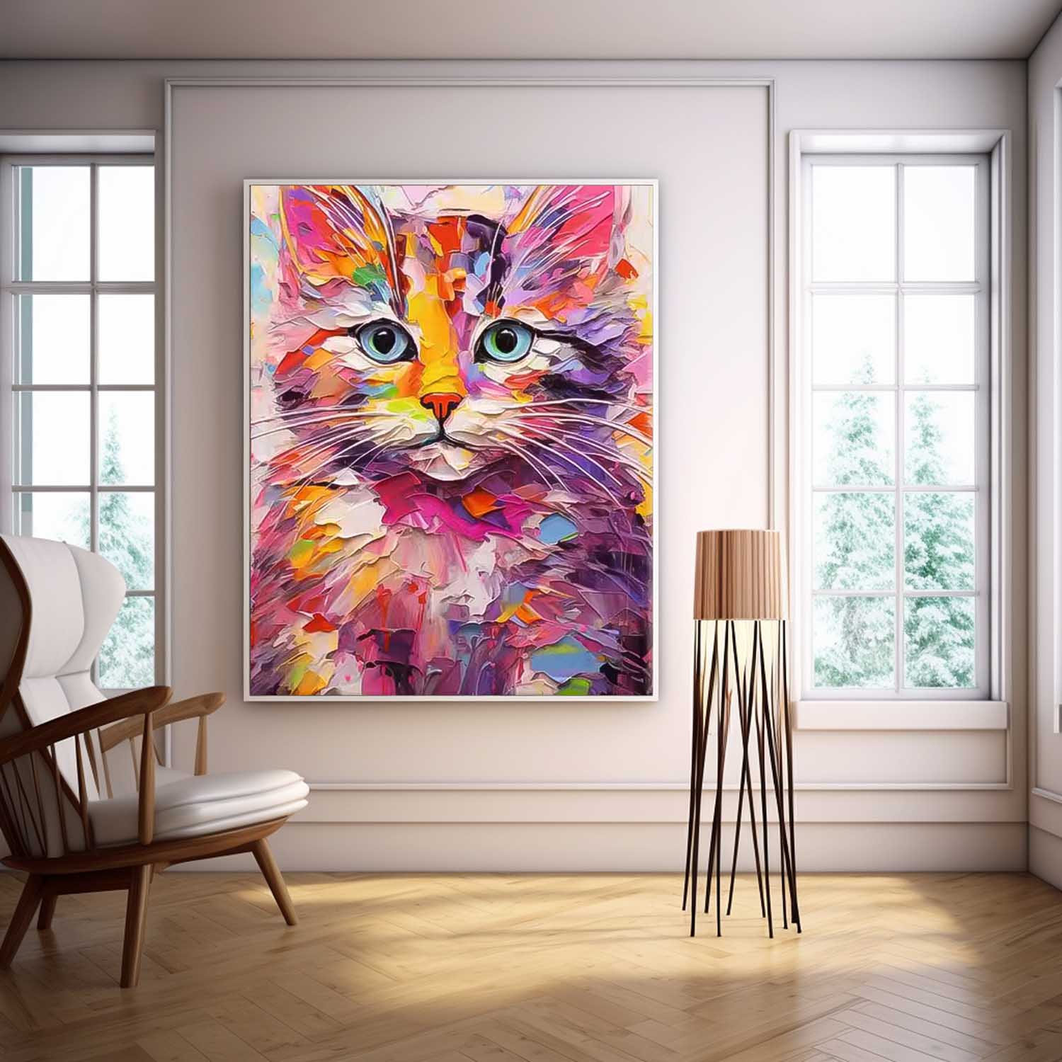 Wall Art Animal Cheerful Contemporary Pop