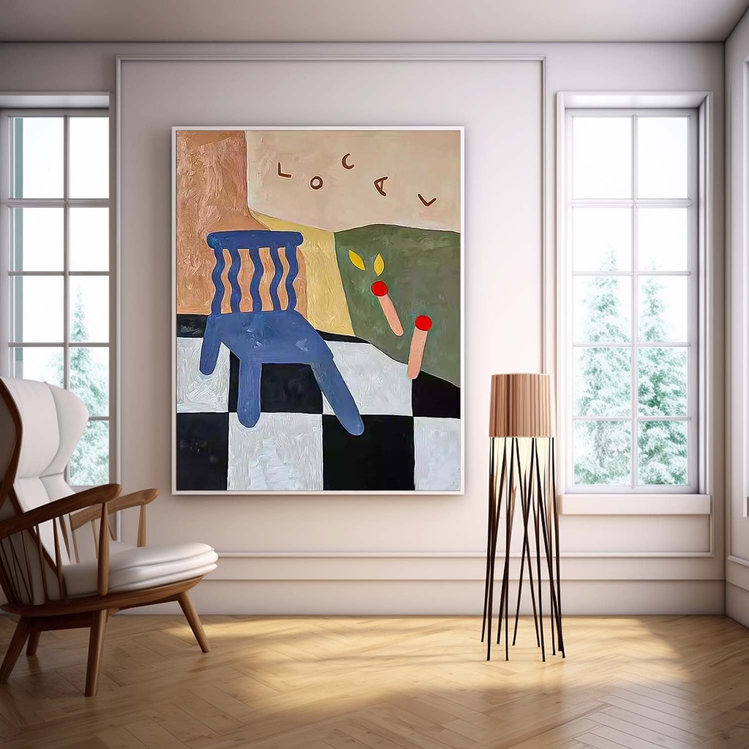 Wall Art Playful Abstract Still Life