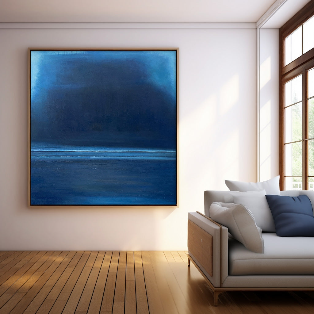 Wall Art Gradient Minimalist Abstract Seascape