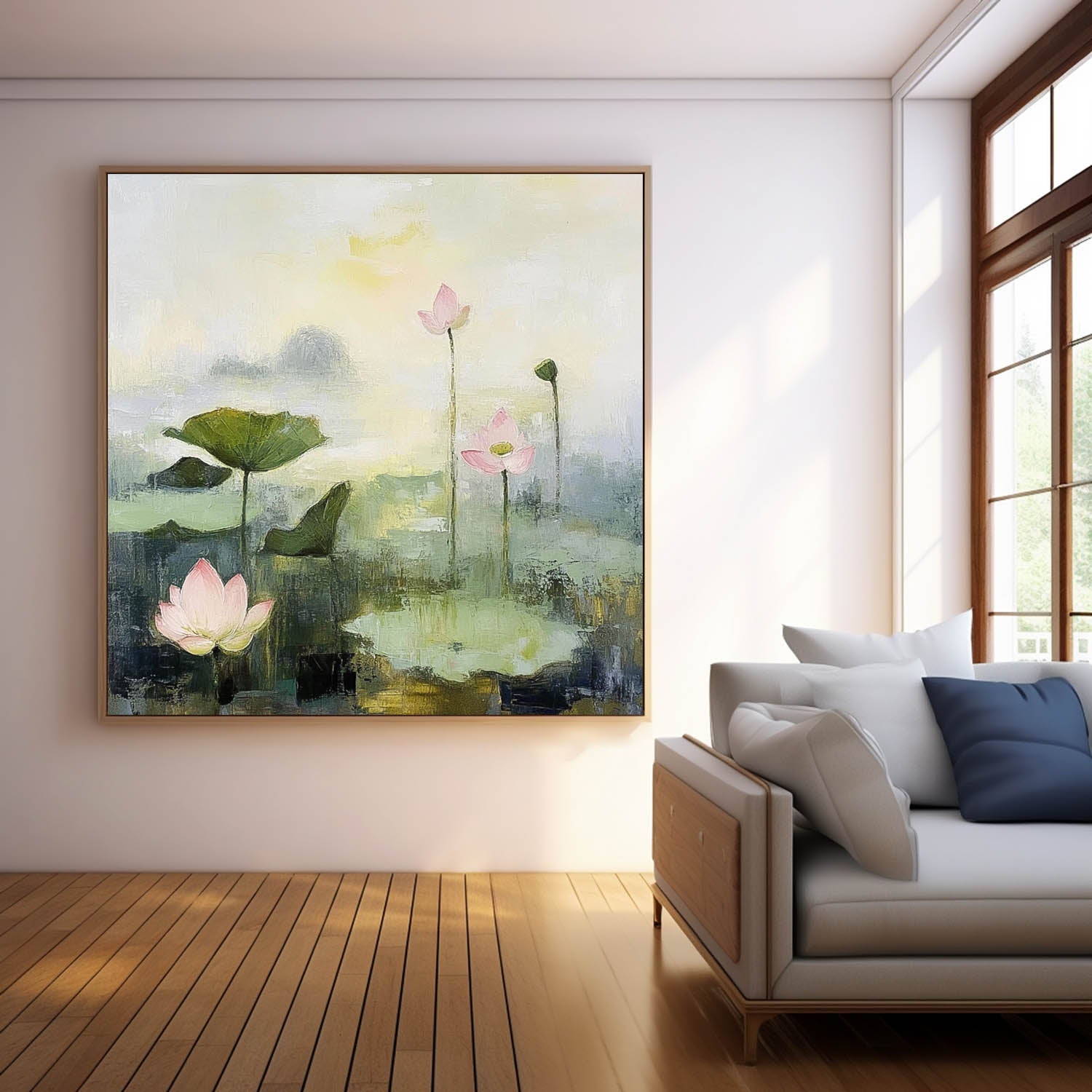 Wall Art Flower Lyrical Contemporary Tranquil
