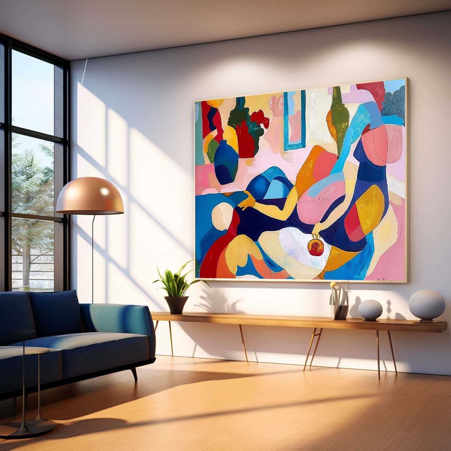 Wall Art Modern Abstract Elegant Painterly
