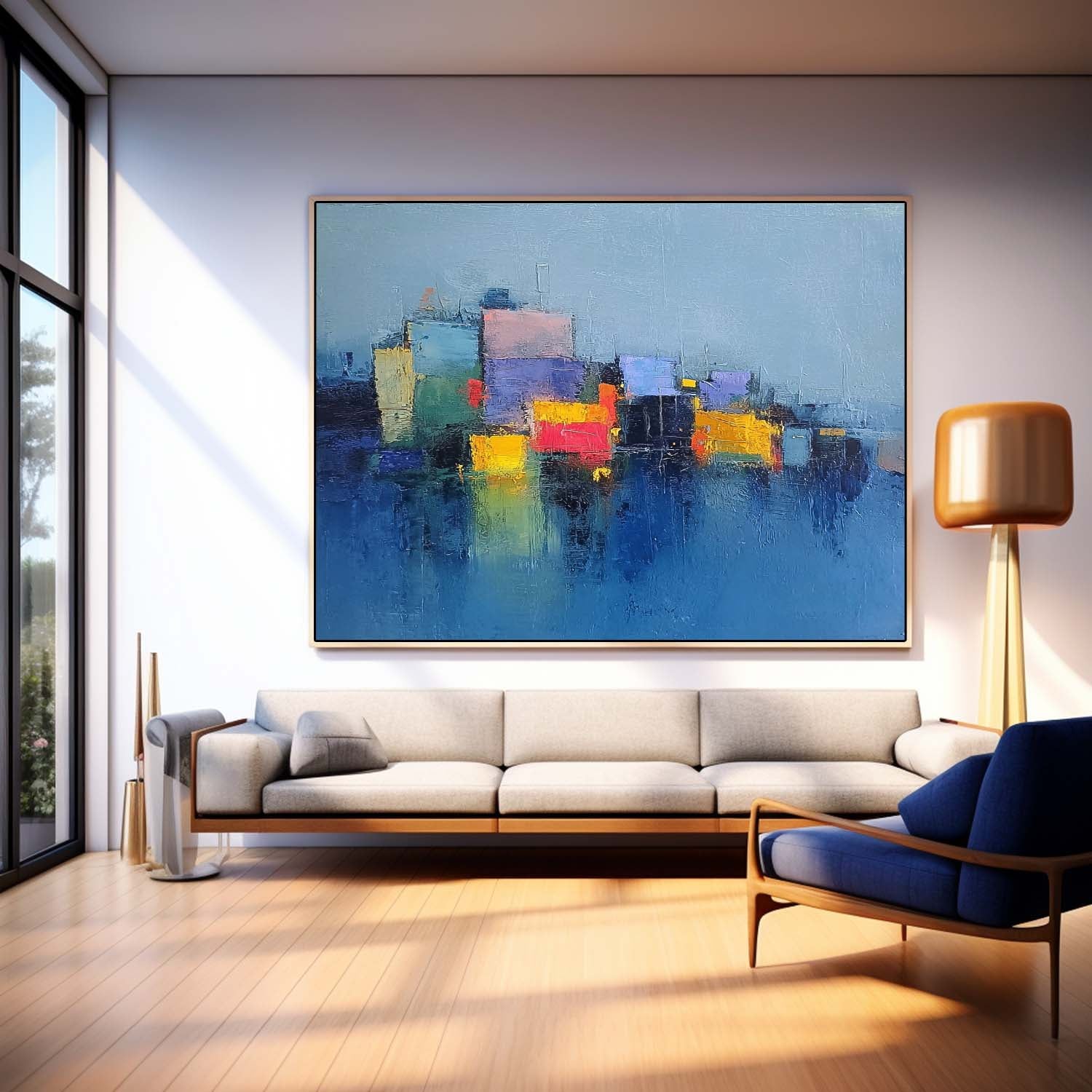 Wall Art Architecture Contemporary Abstract
