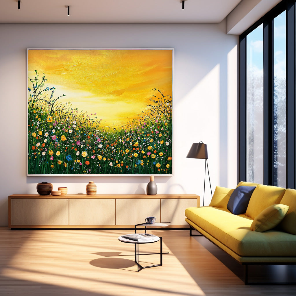 Wall Art Flower Wildflower Meadow Romantic