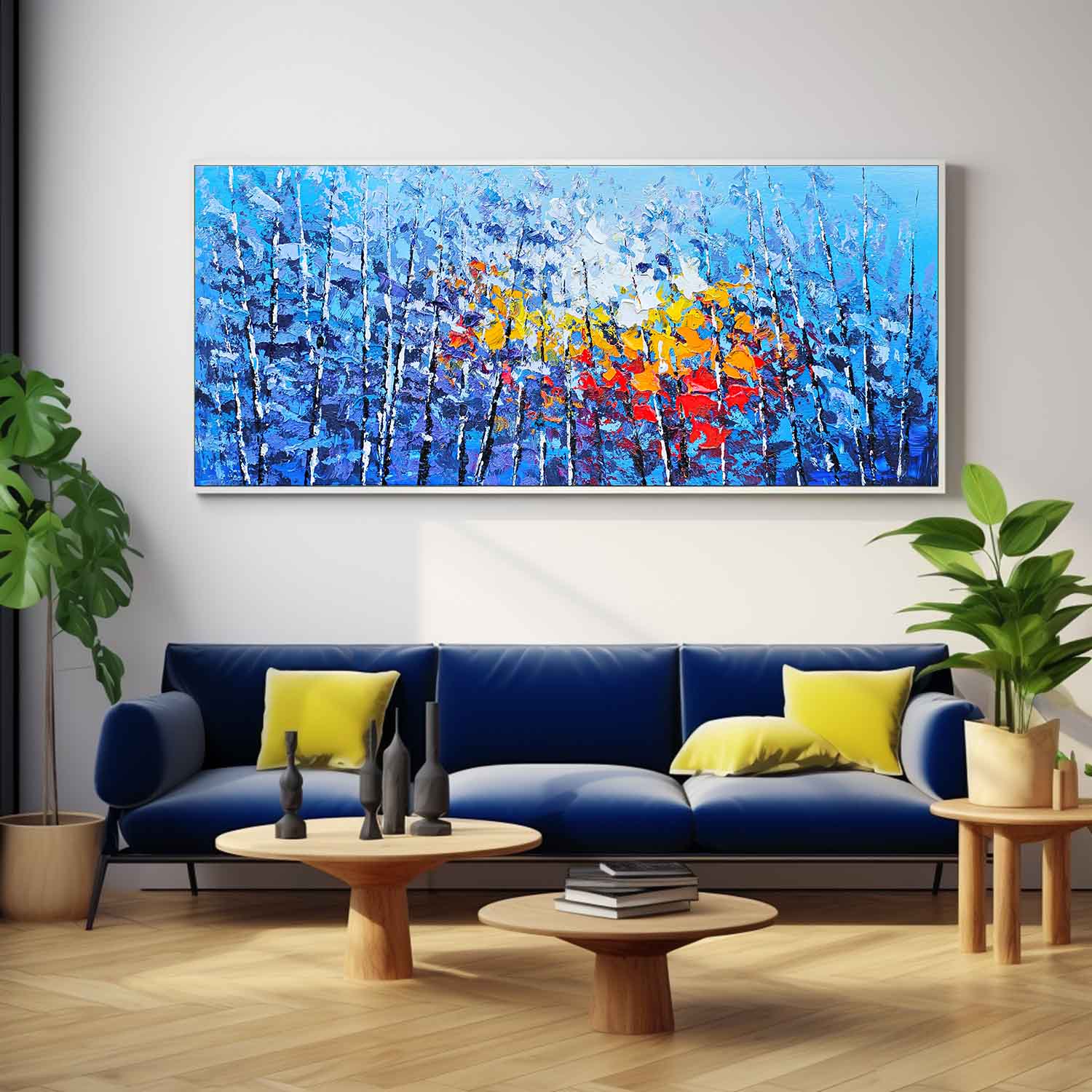 Wall Art Impasto Dense Tree Energetic Lively