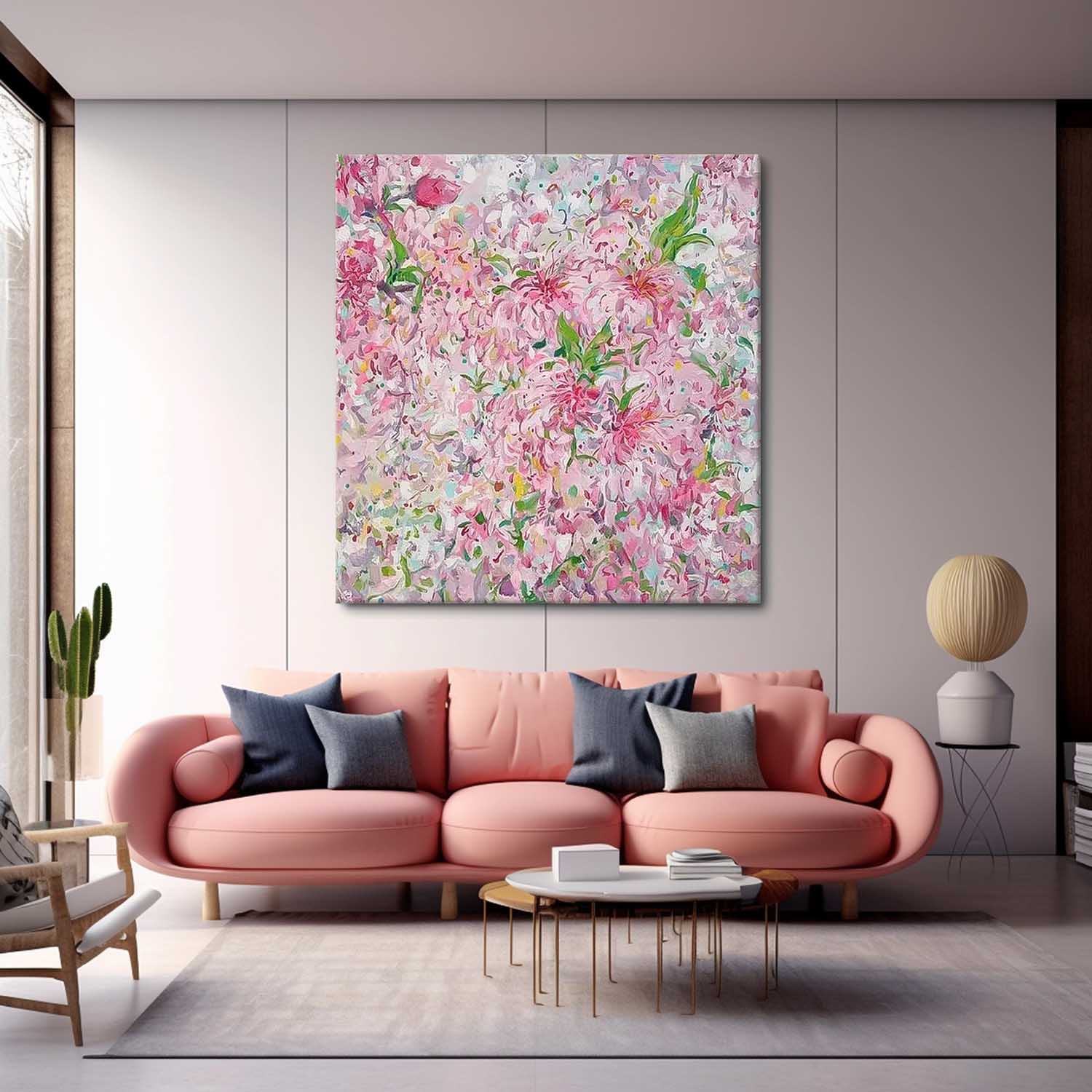 Wall Art Impasto Flower Elegant Impressionist
