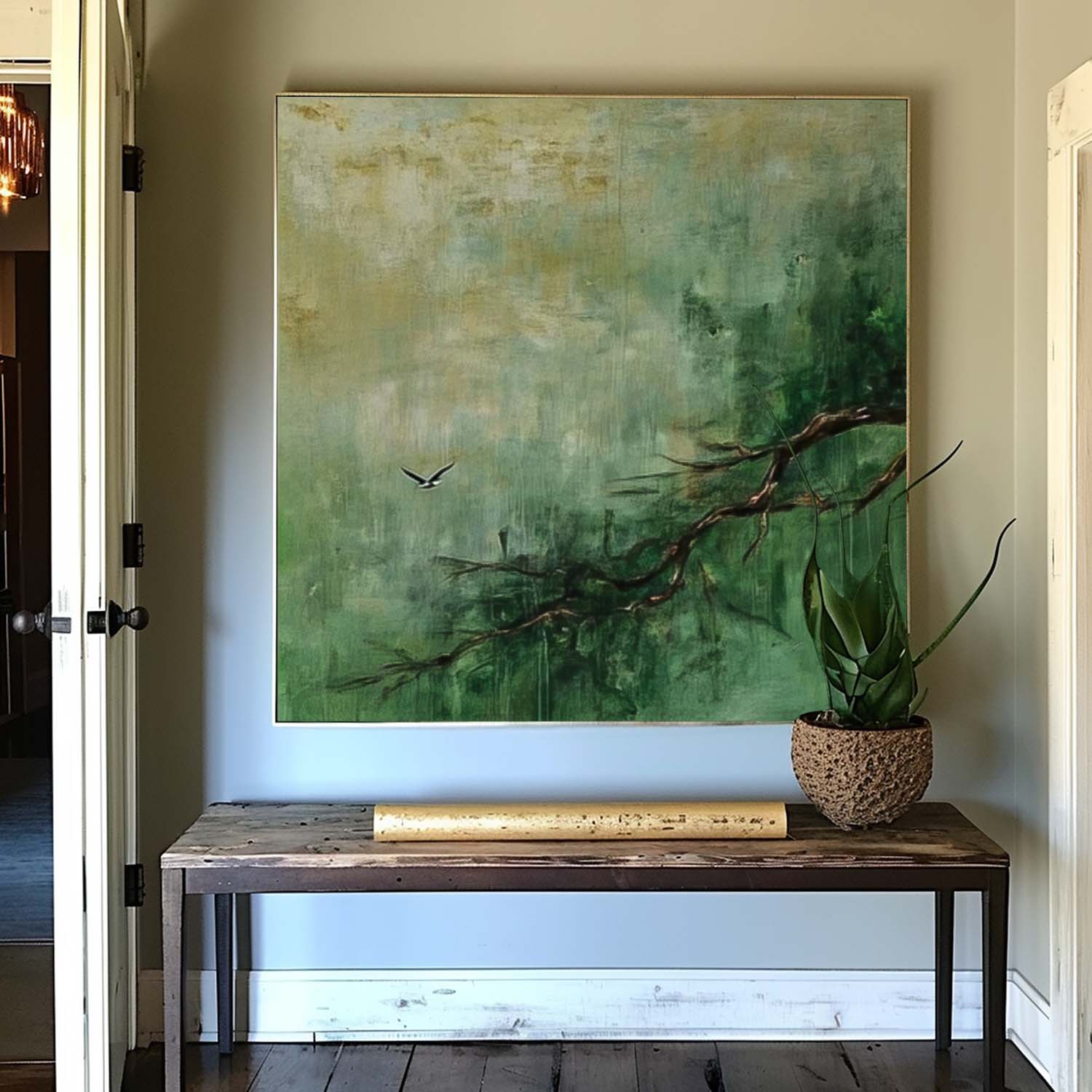 Wall Art Abstract Tranquil Wabi-Sabi Atmosphere