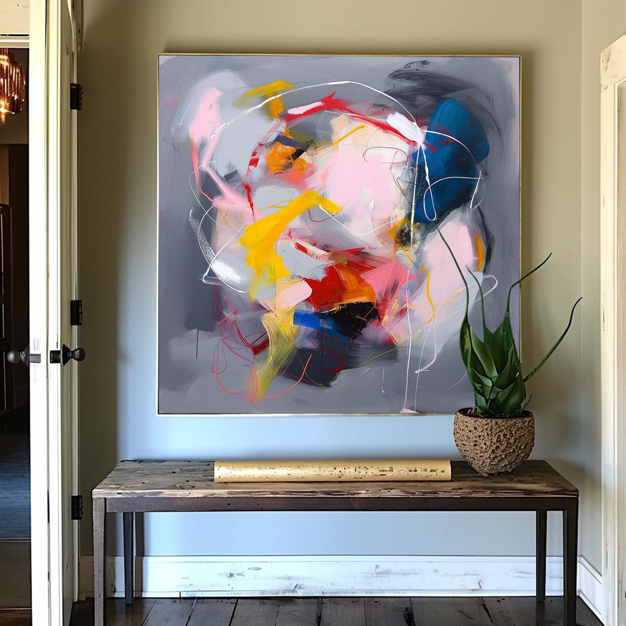 Wall Art Expressionist Color Field Abstract