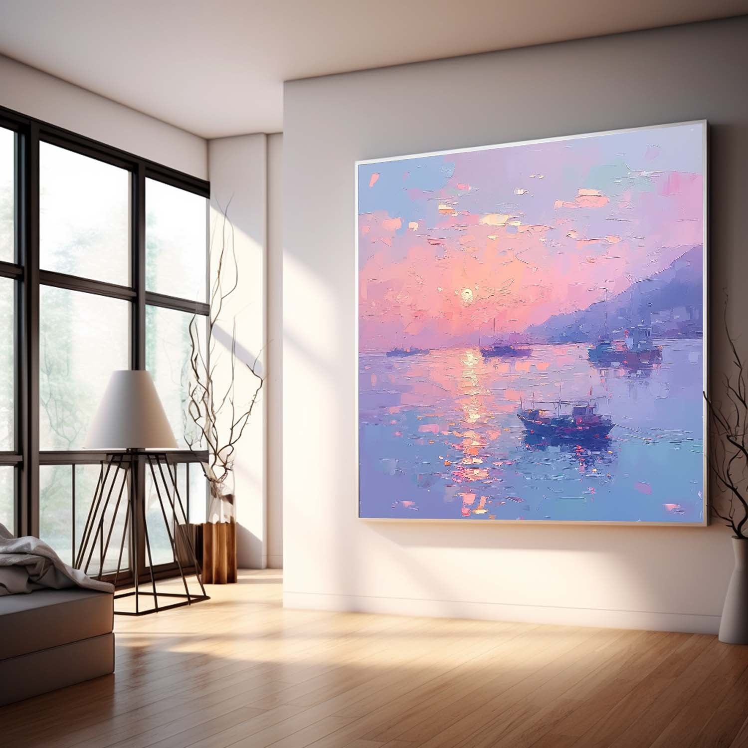 Wall Art Impasto Landscape Expressionist Modern