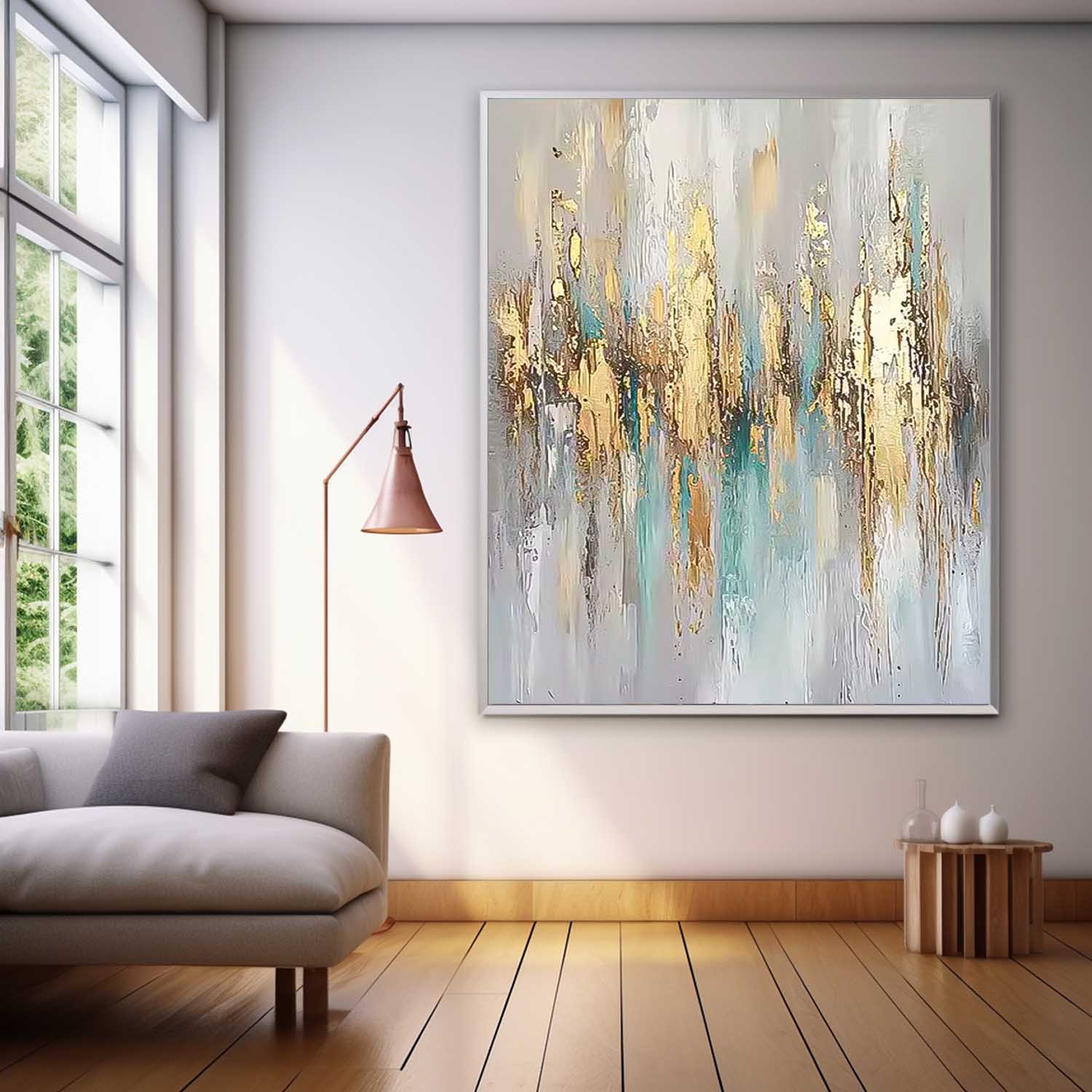 Wall Art Impasto Abstract Modern Understated