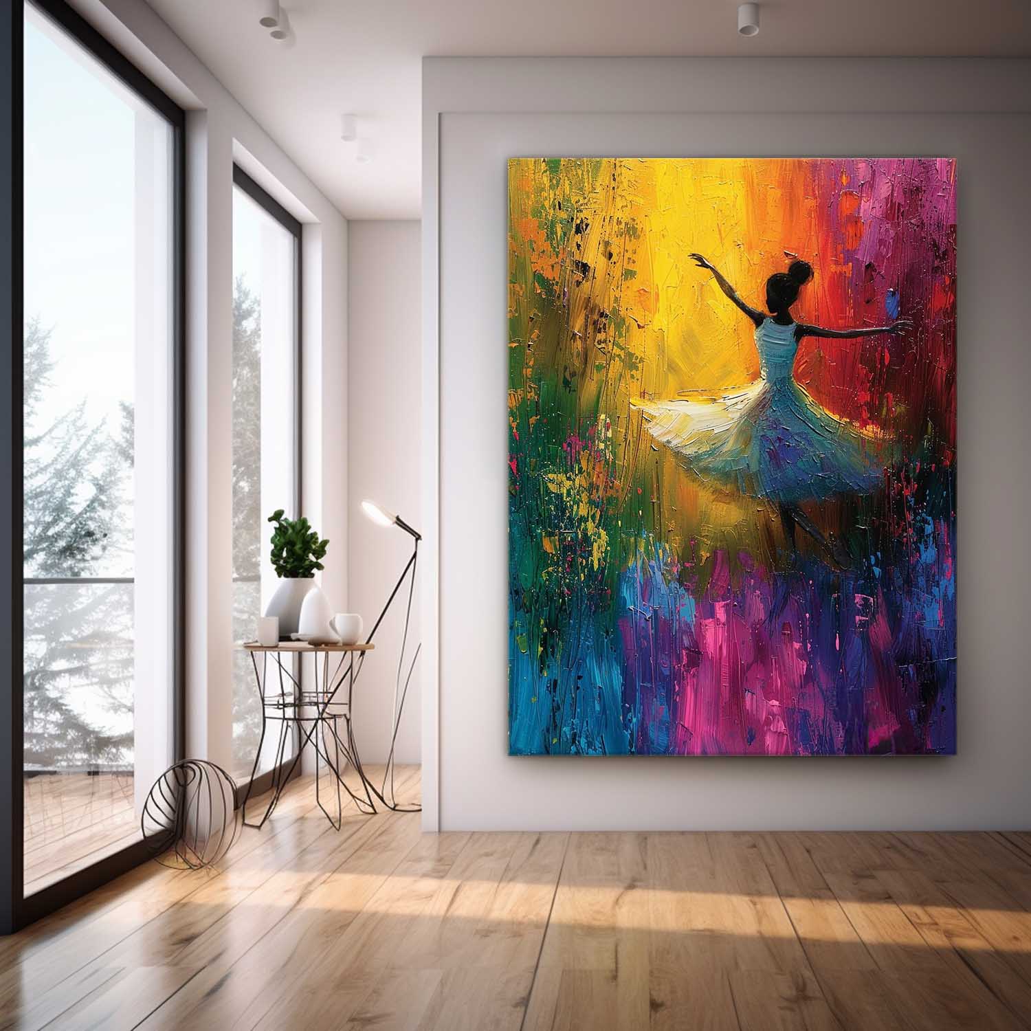 Wall Art Impasto Expressionist Figurative