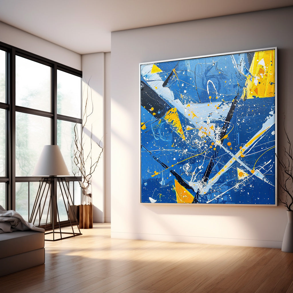 Wall Art Action Abstract Energetic Expressionist