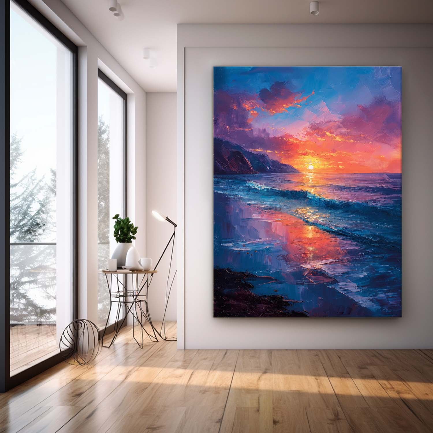 Wall Art Beach & Ocean Painterly Serene